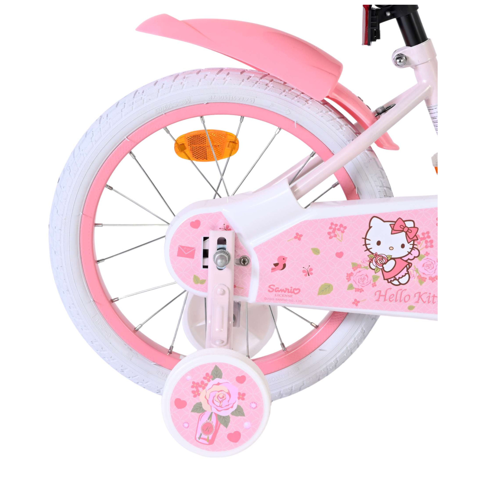 Hello Kitty Fiets - 16 inch - Roze