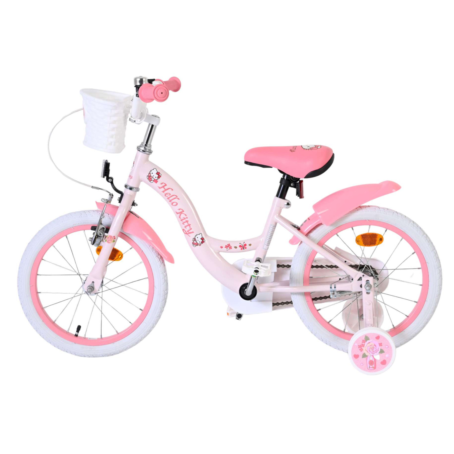 Hello Kitty Fiets - 16 inch - Roze