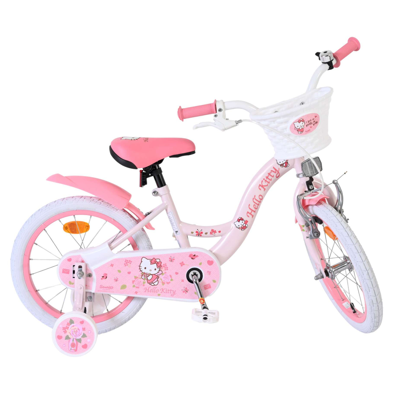 Hello Kitty Fiets - 16 inch - Roze