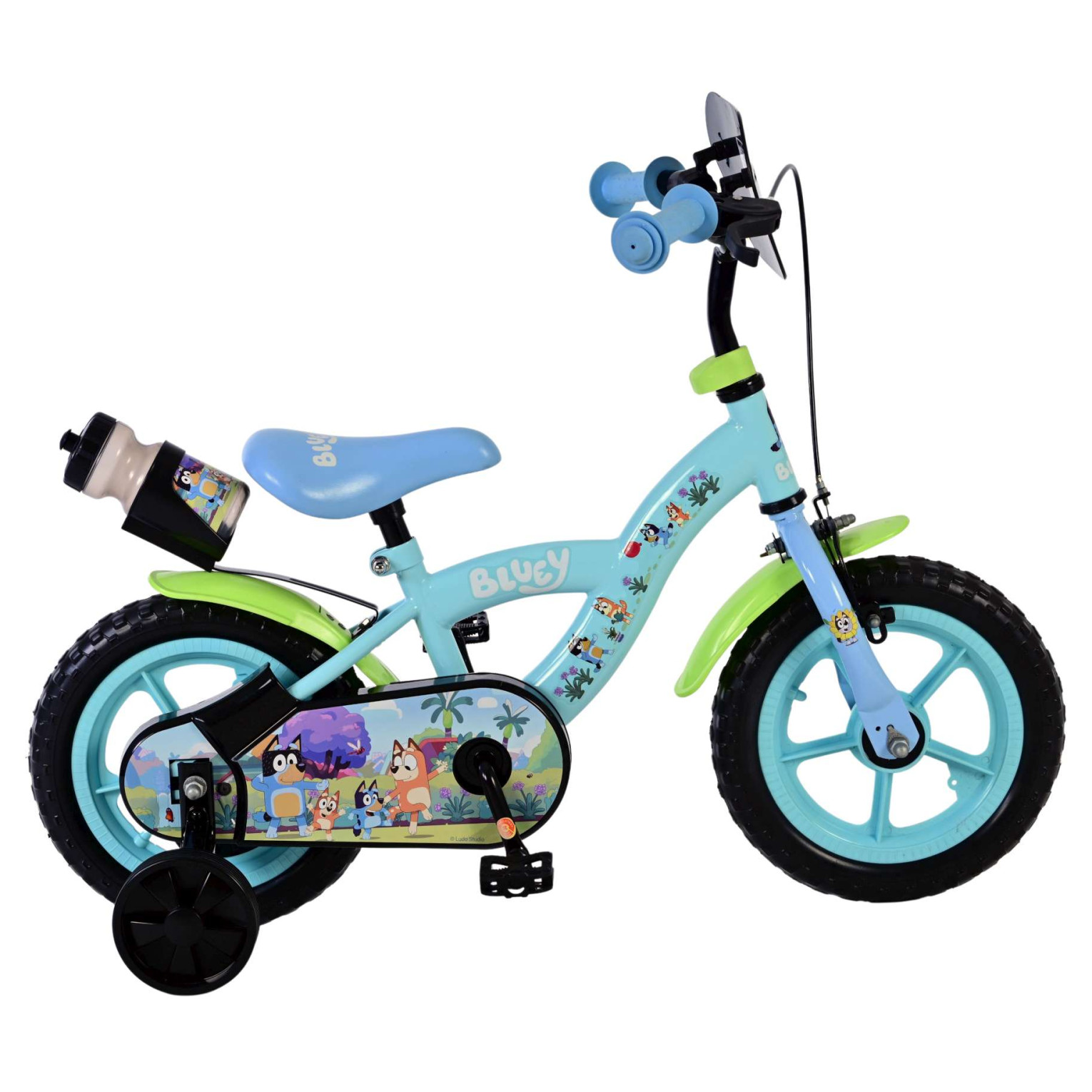 Bluey Fiets - Mag Wheels - 12 inch - Blauw