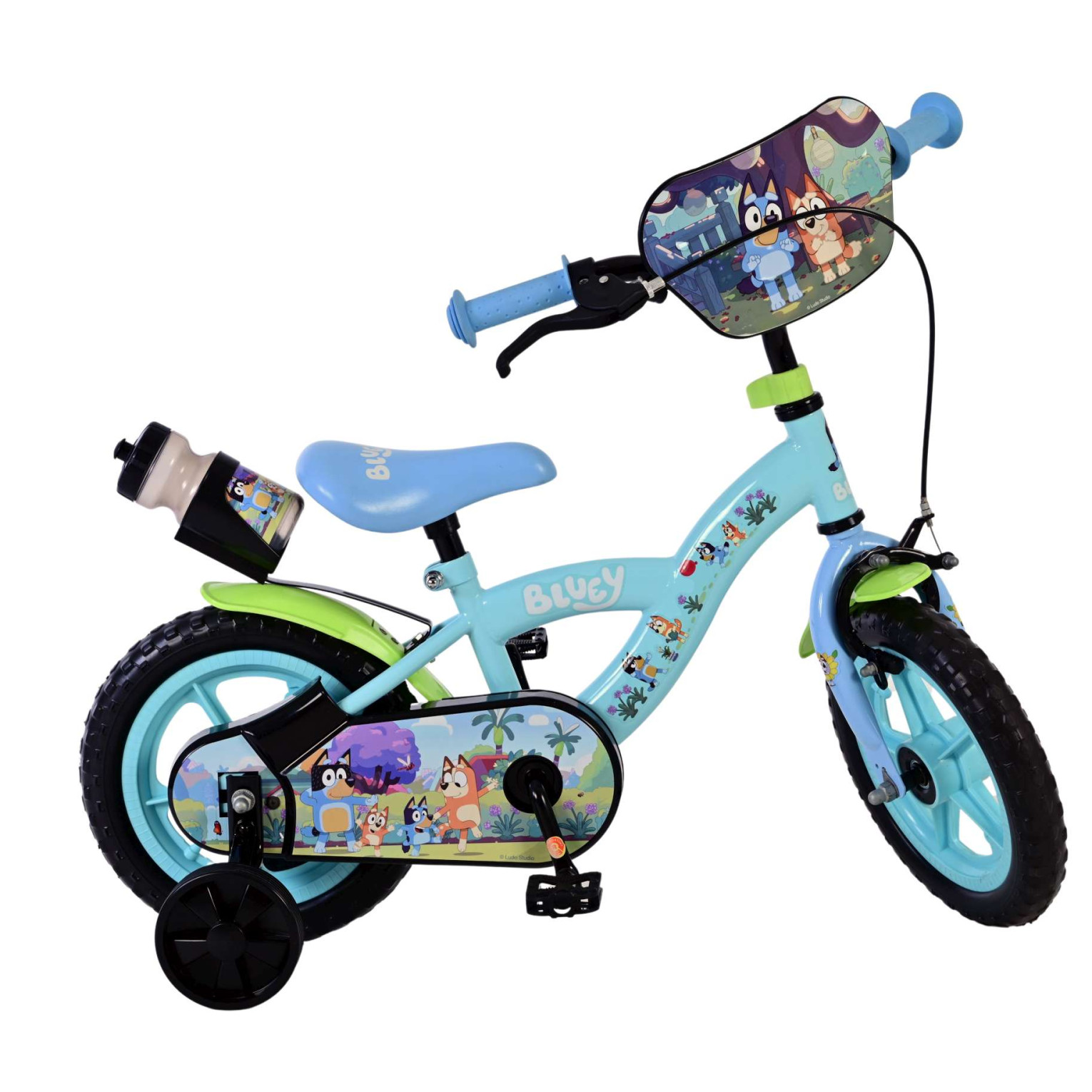 Bluey Fiets - Mag Wheels - 12 inch - Blauw