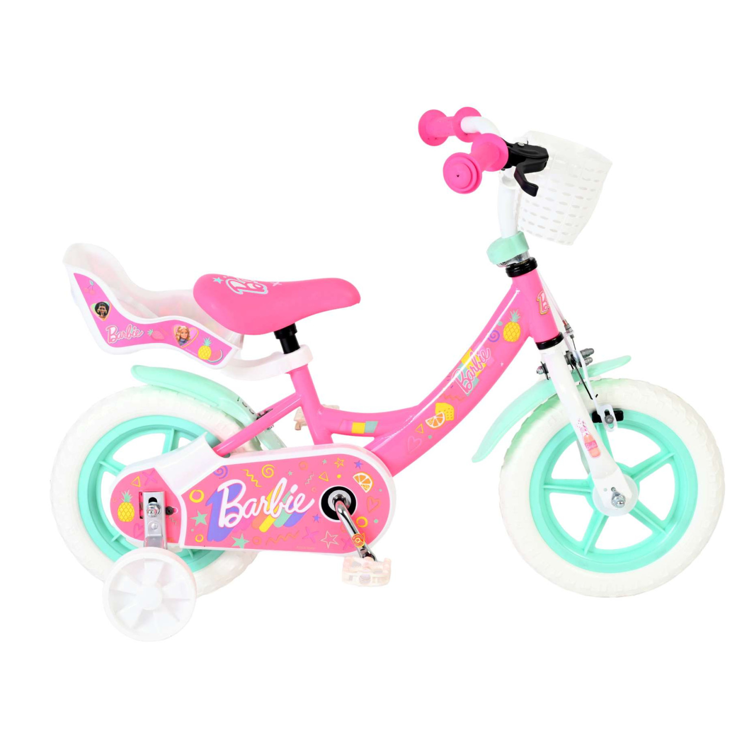 Barbie Fiets - Mag Wheels - 12 inch - Roze