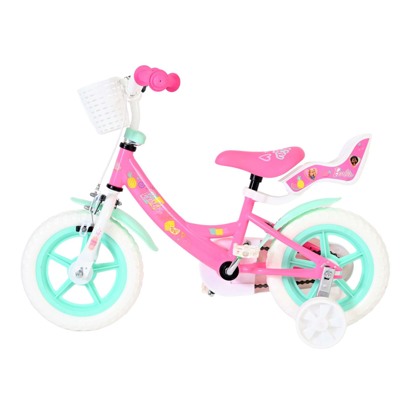 Barbie Fiets - Mag Wheels - 12 inch - Roze