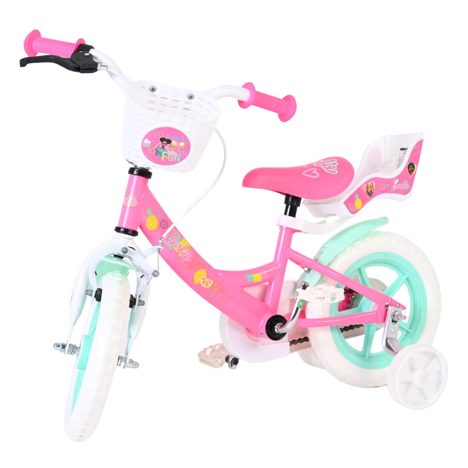 Barbie Fiets - Mag Wheels - 12 inch - Roze