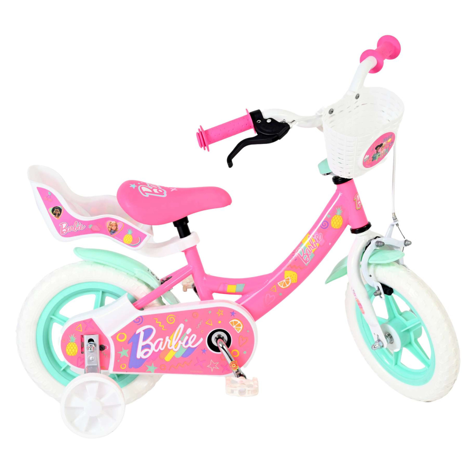 Barbie Fiets - Mag Wheels - 12 inch - Roze