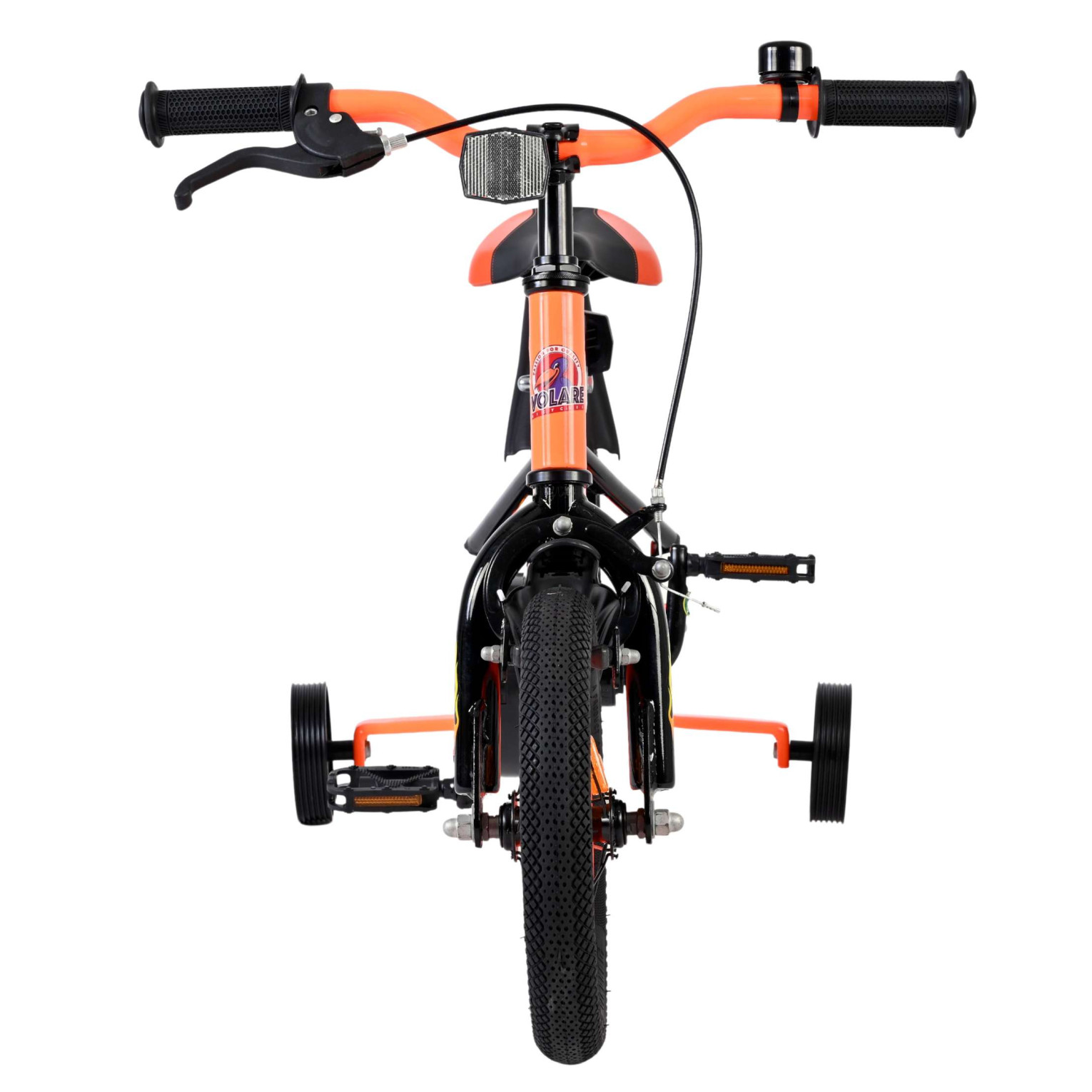 Volare Strike Fiets - 12 inch - Zwart Oranje