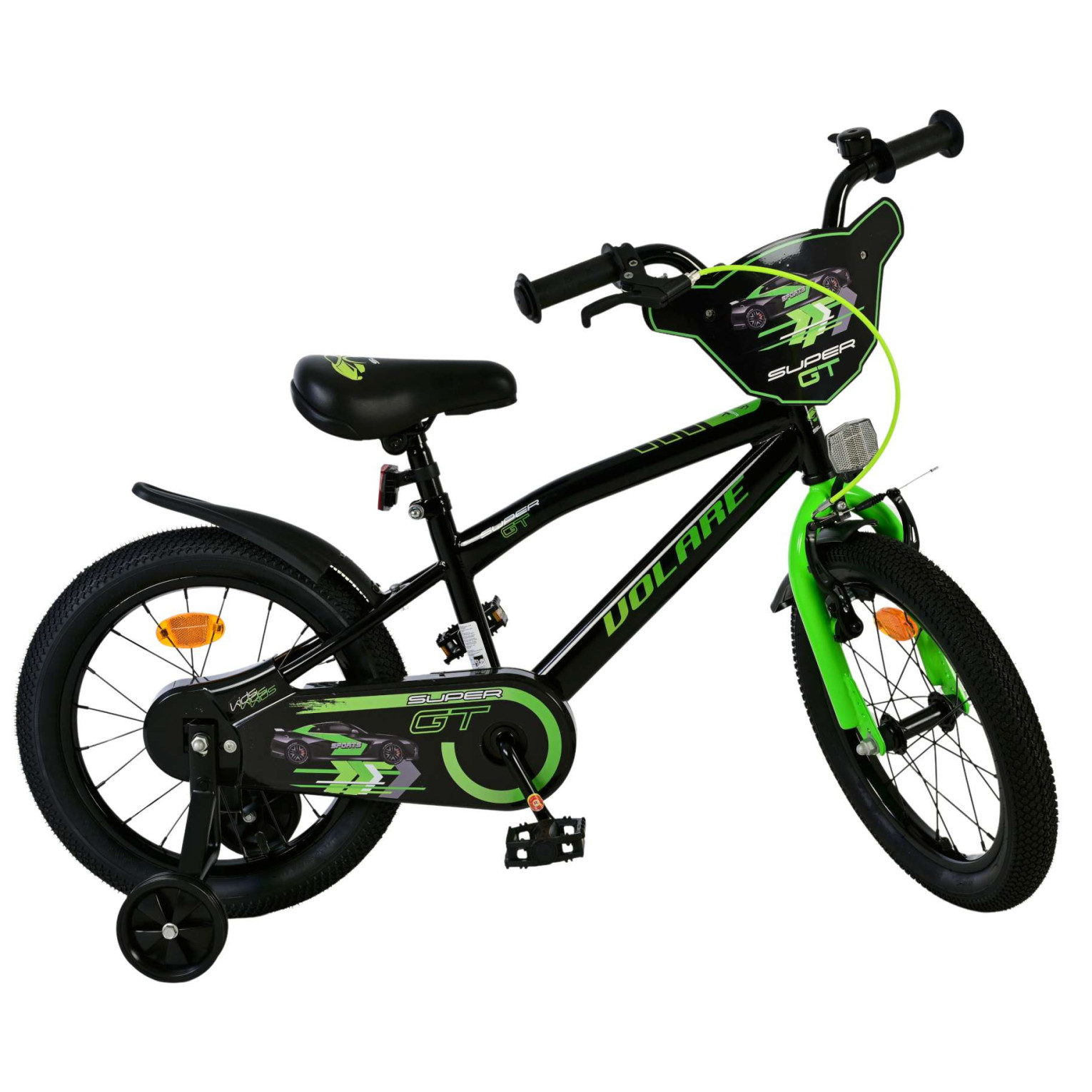 Volare Super GT Fiets - 16 inch - Groen