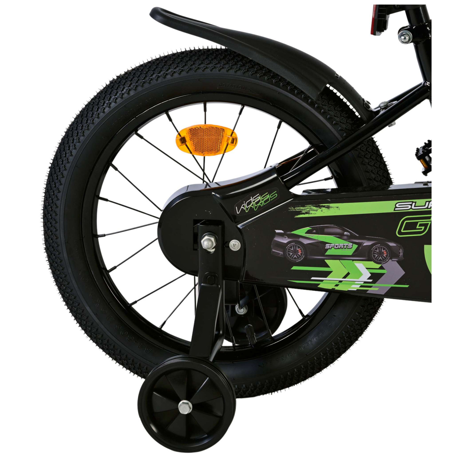 Volare Super GT Fiets - 16 inch - Groen