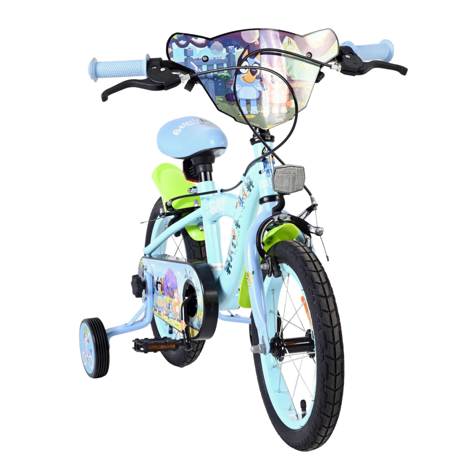 Bluey Fiets - 14 inch - Lichtblauw - Twee handremmen