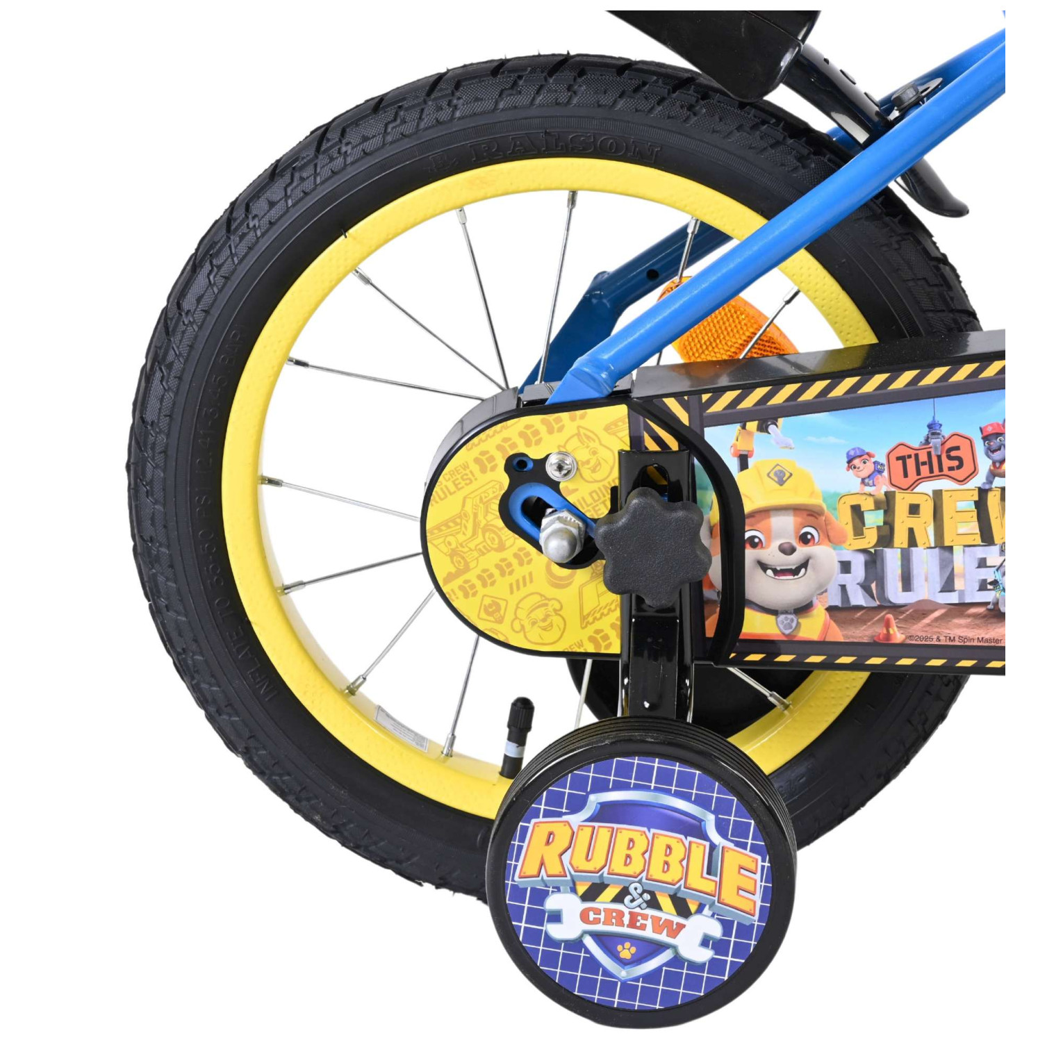 Rubble & Crew - Fiets - 14 inch - Blauw