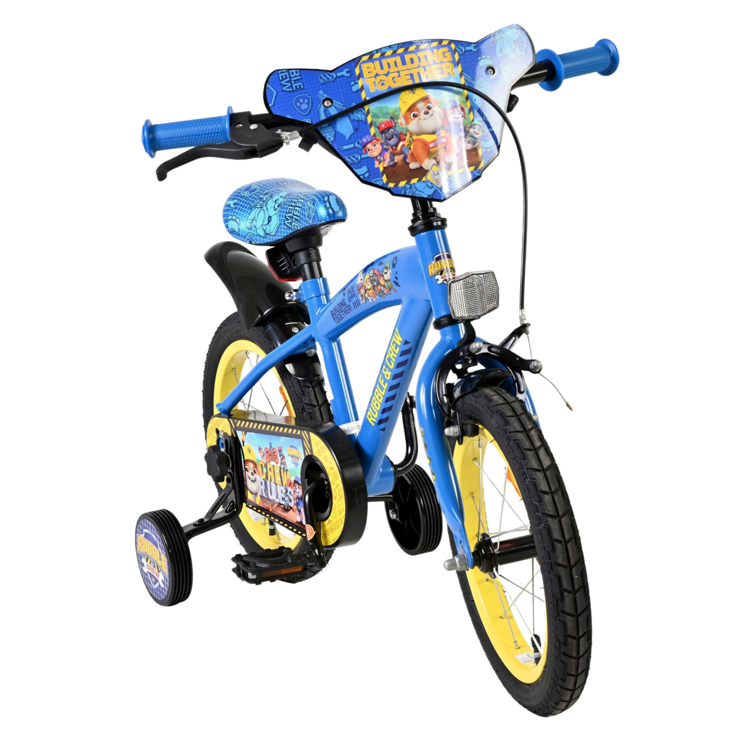 Rubble & Crew - Fiets - 14 inch - Blauw