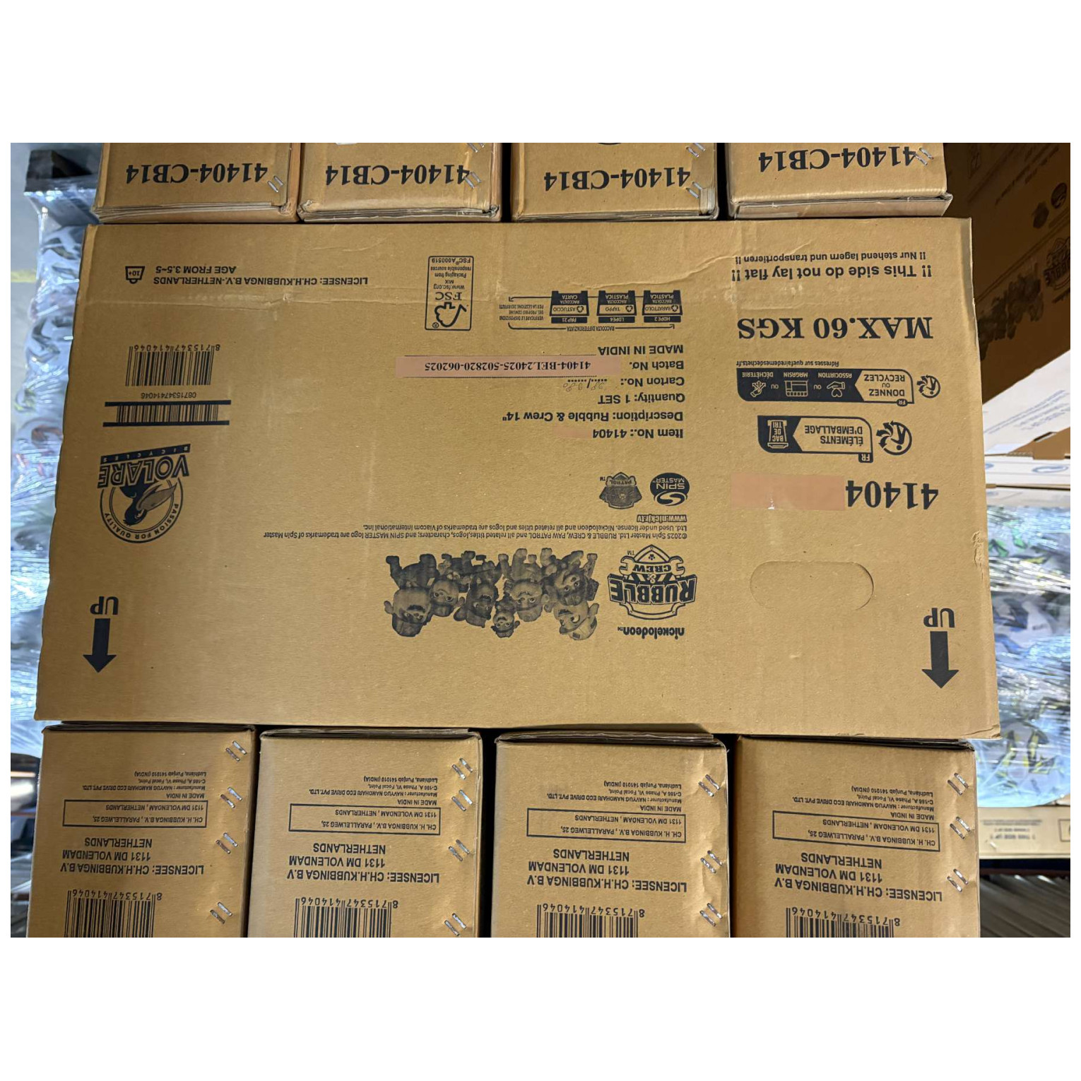 Rubble & Crew - Fiets - 14 inch - Blauw