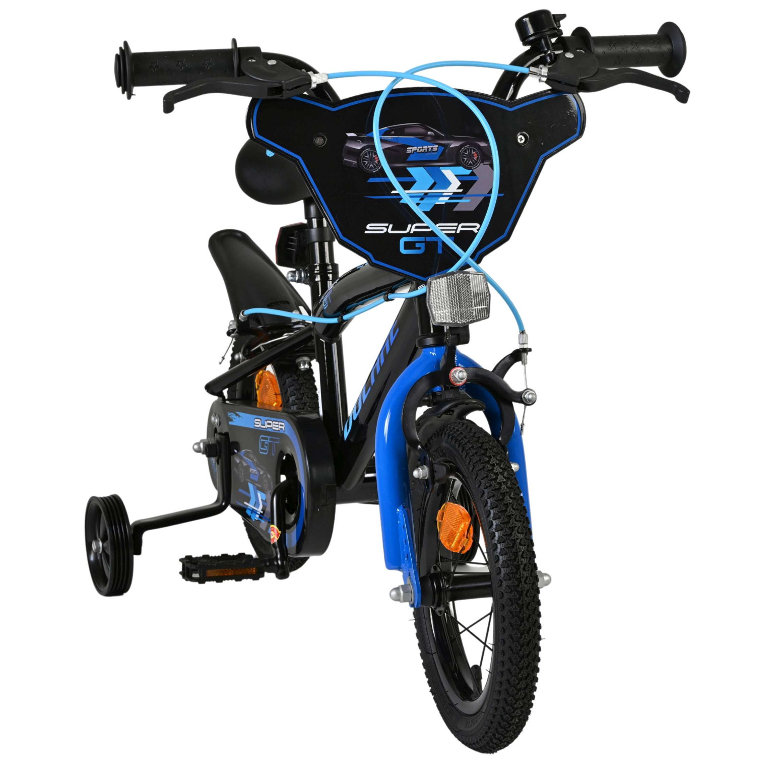 Volare Super GT Fiets - 12 inch - Blauw - Twee handremmen