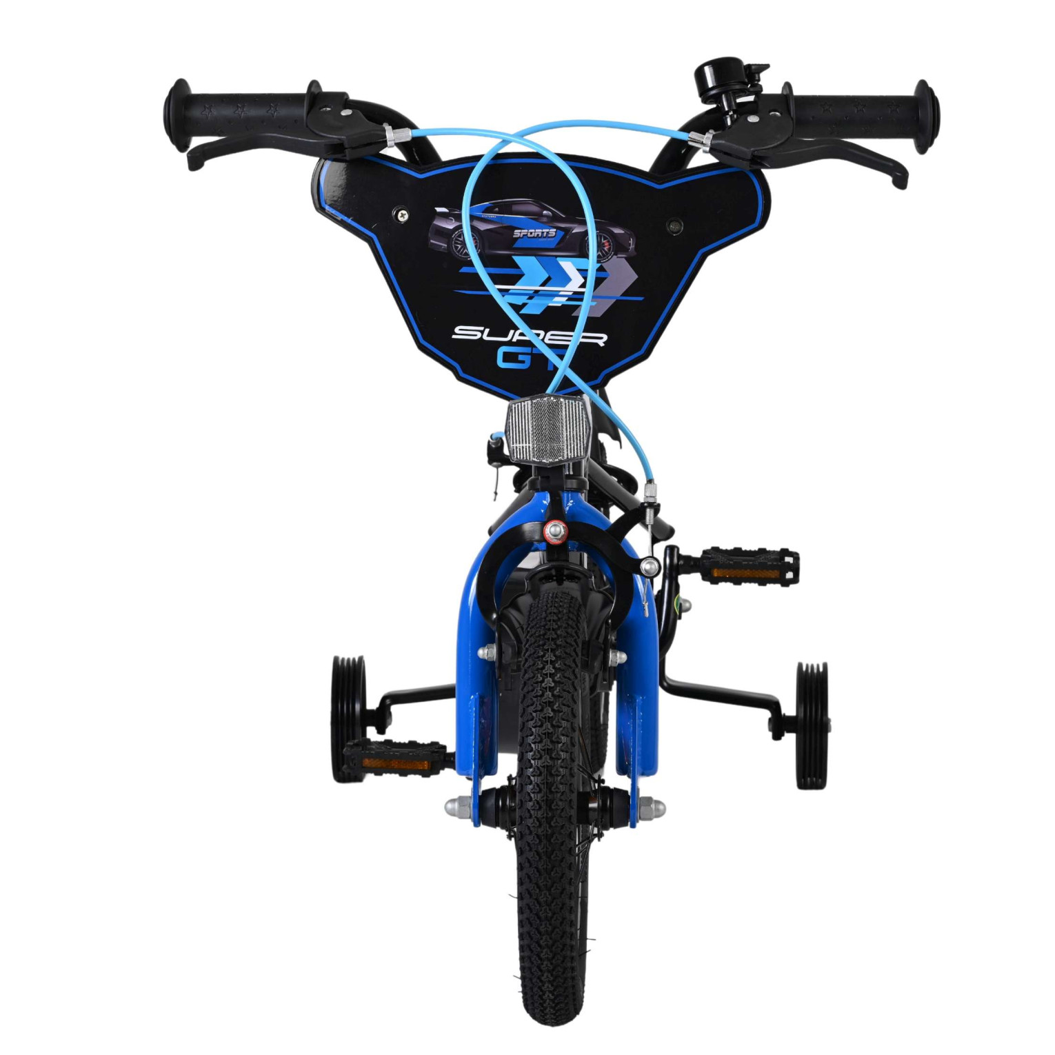 Volare Super GT Fiets - 12 inch - Blauw - Twee handremmen