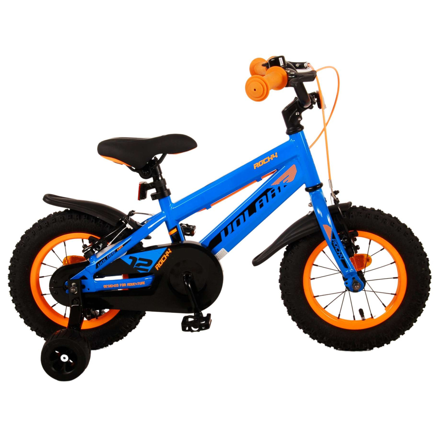 Volare Rocky Fiets - 12 inch - Blauw - Twee handremmen