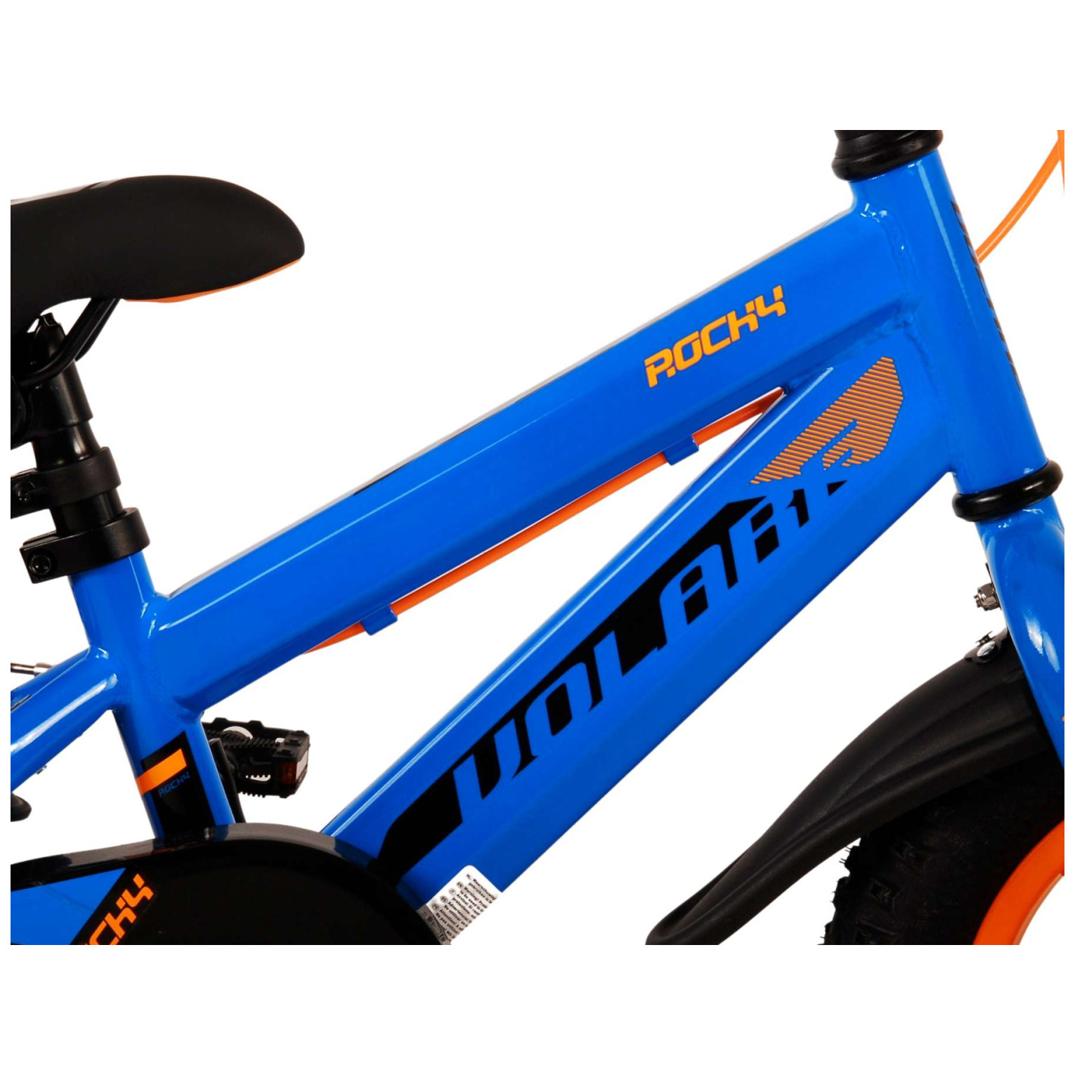 Volare Rocky Fiets - 12 inch - Blauw - Twee handremmen