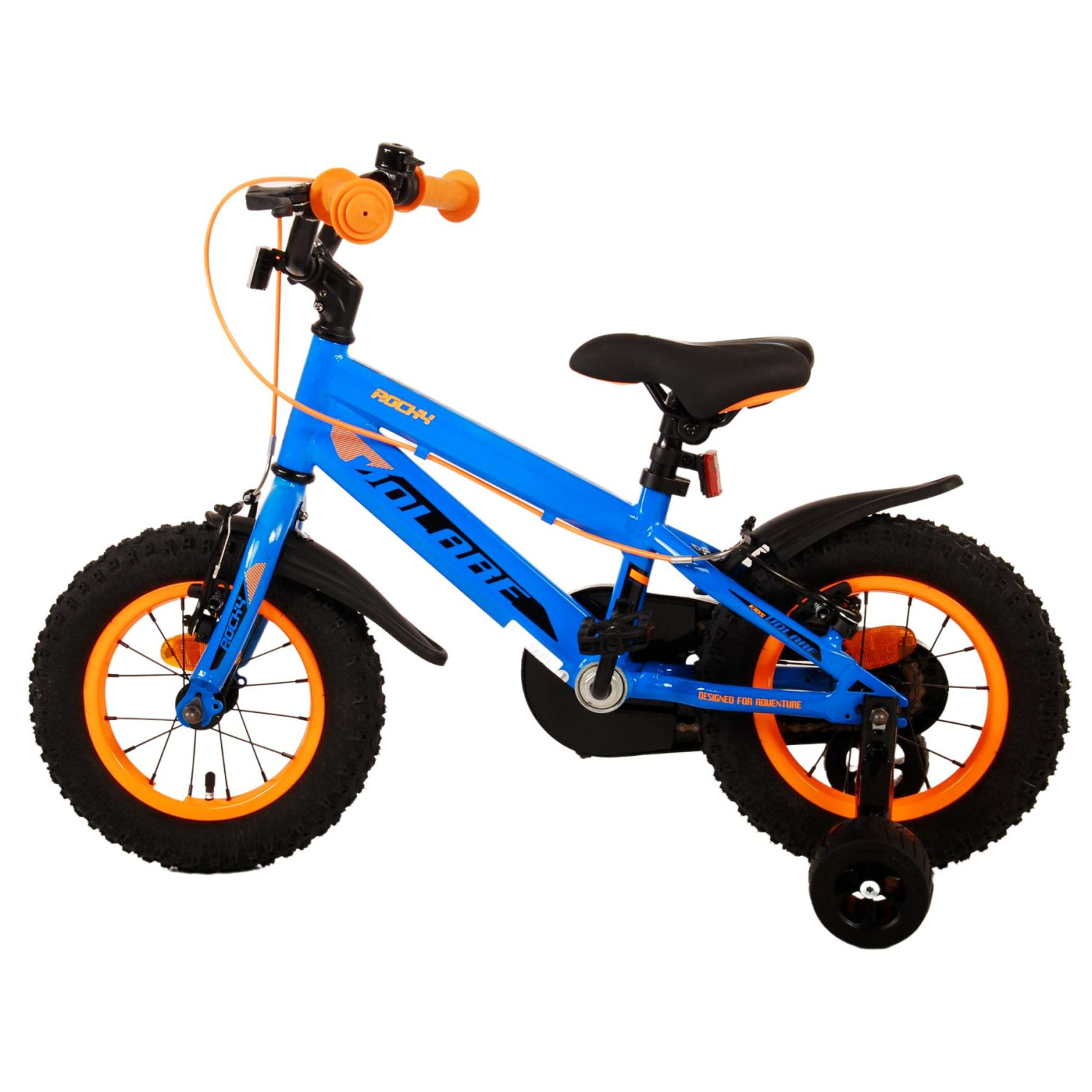 Volare Rocky Fiets - 12 inch - Blauw - Twee handremmen