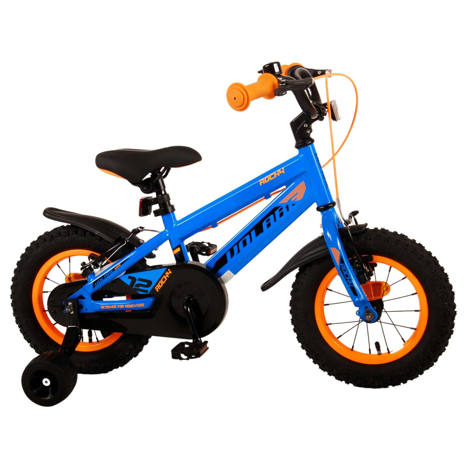 Volare Rocky Fiets - 12 inch - Blauw - Twee handremmen