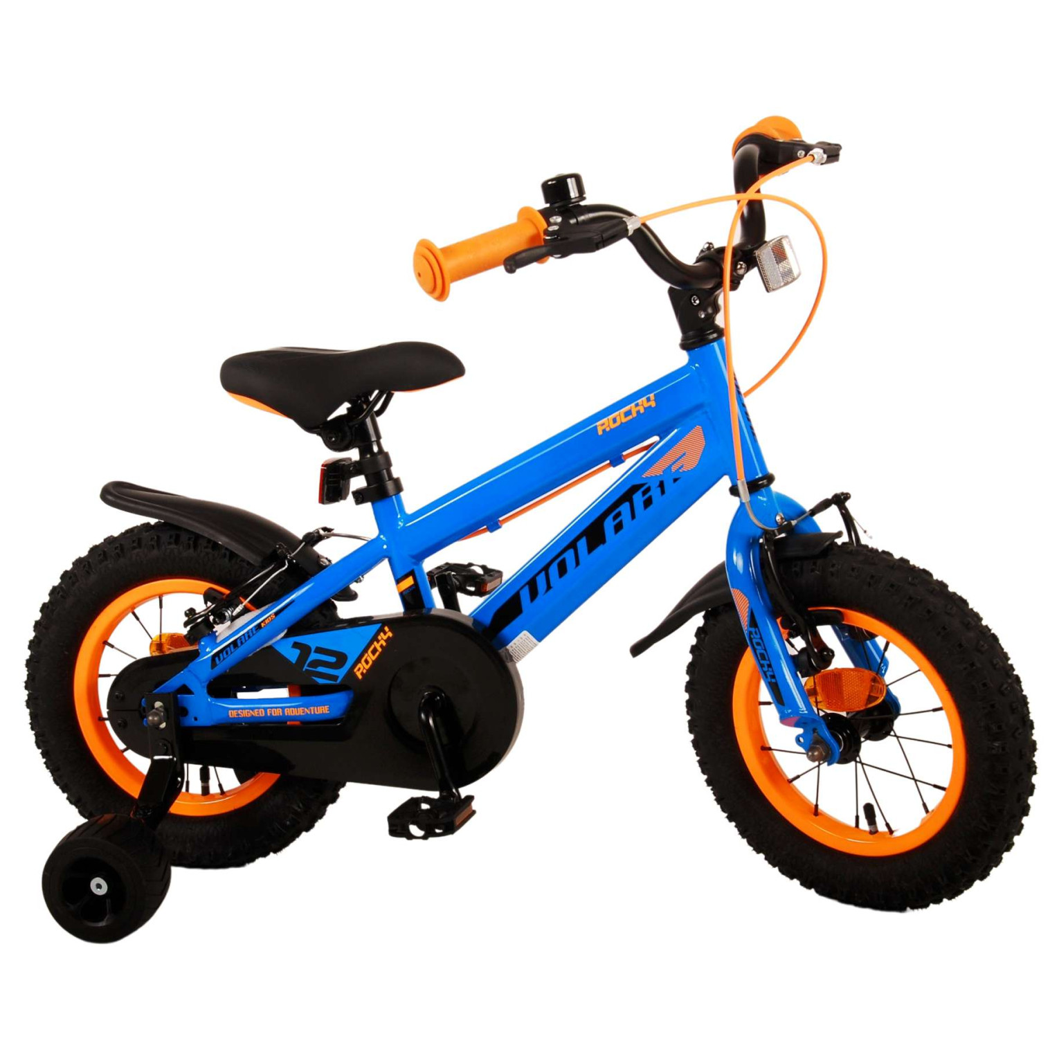 Volare Rocky Fiets - 12 inch - Blauw - Twee handremmen