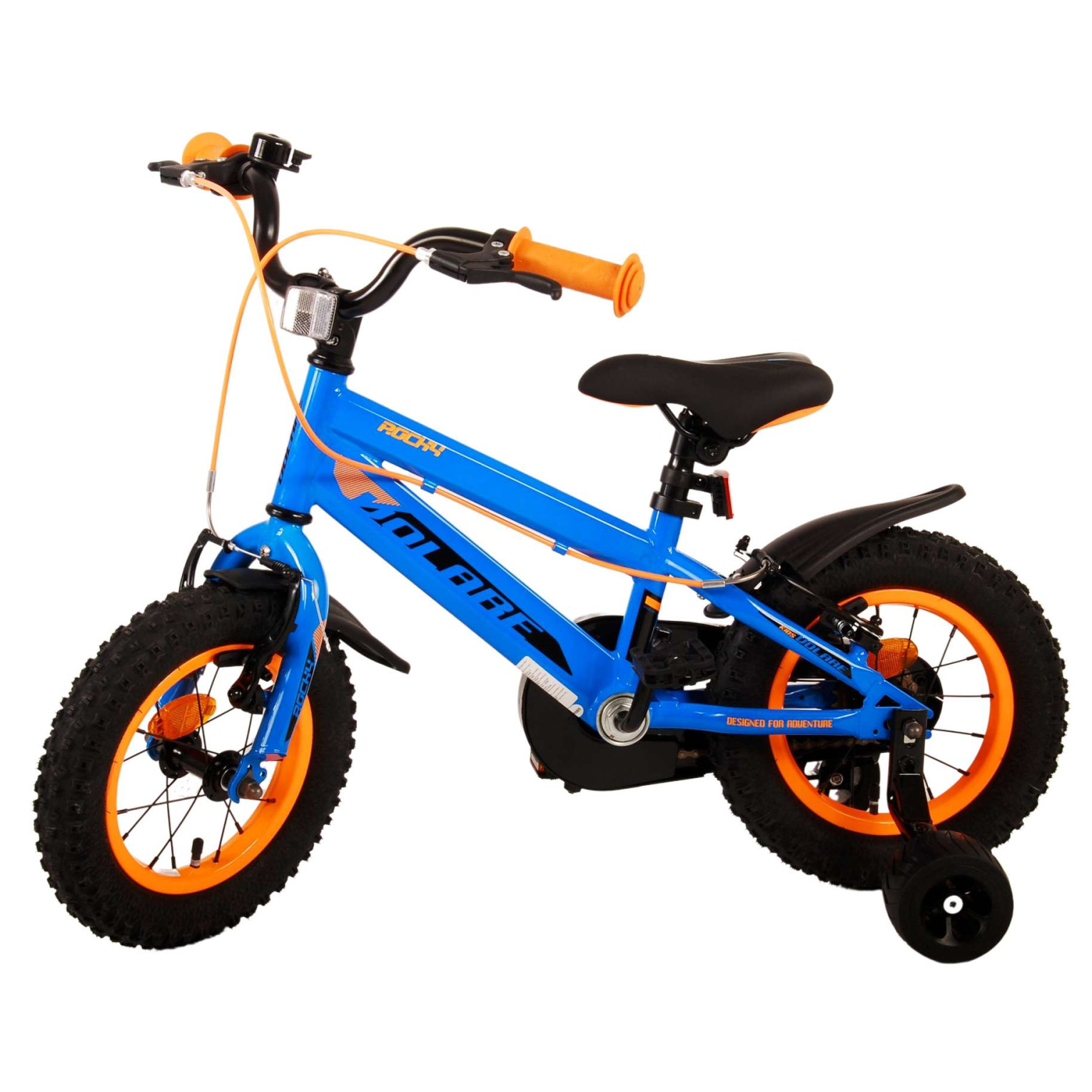 Volare Rocky Fiets - 12 inch - Blauw - Twee handremmen