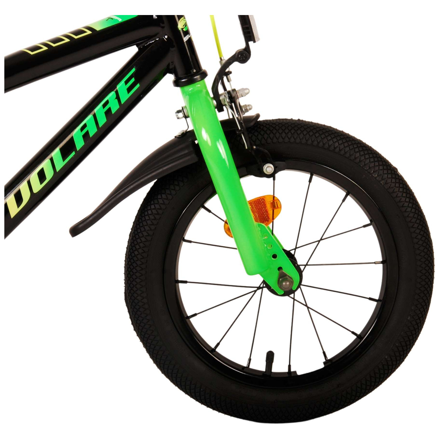 Volare Super GT Fiets - 14 inch - Groen - Twee handremmen