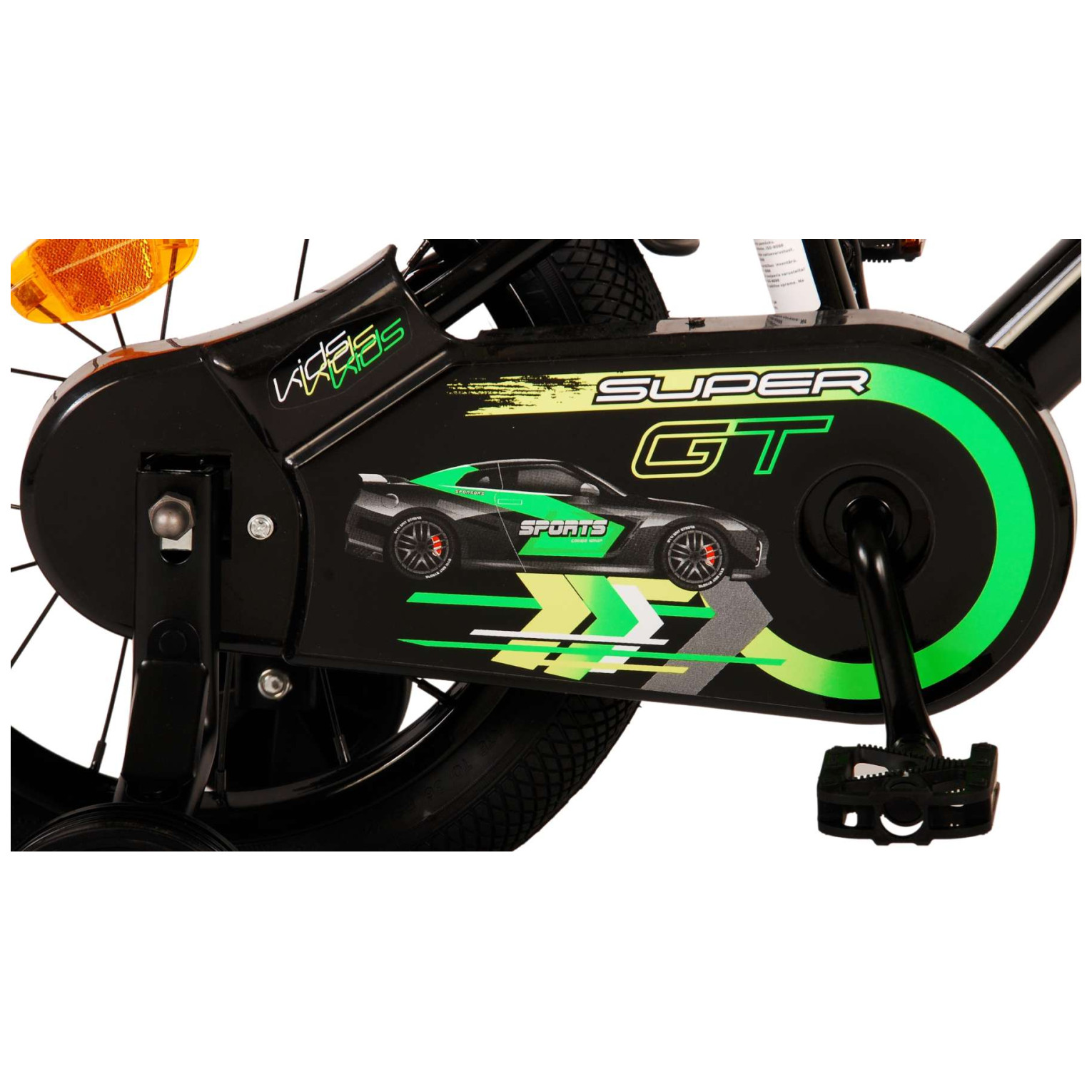 Volare Super GT Fiets - 14 inch - Groen - Twee handremmen