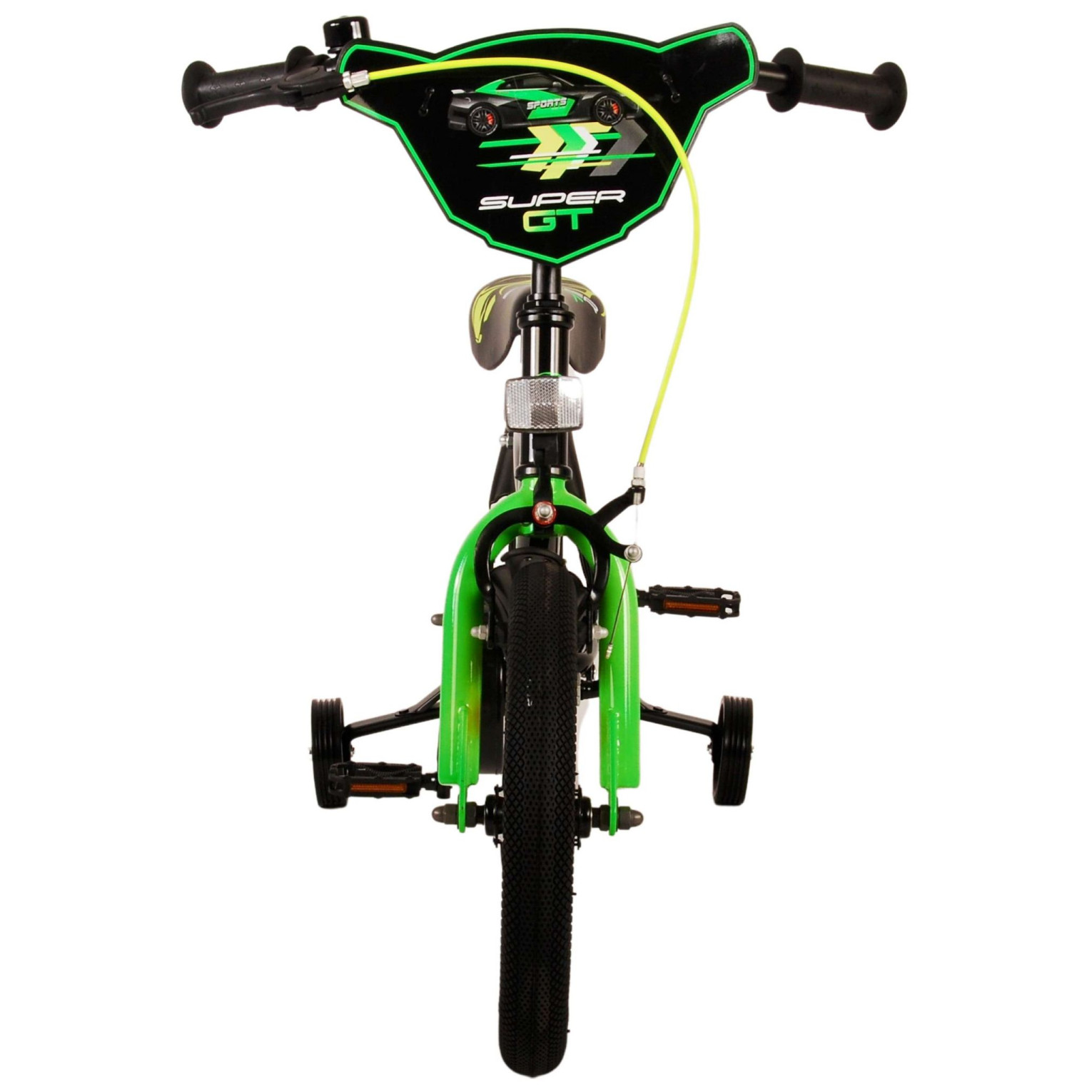Volare Super GT Fiets - 14 inch - Groen - Twee handremmen