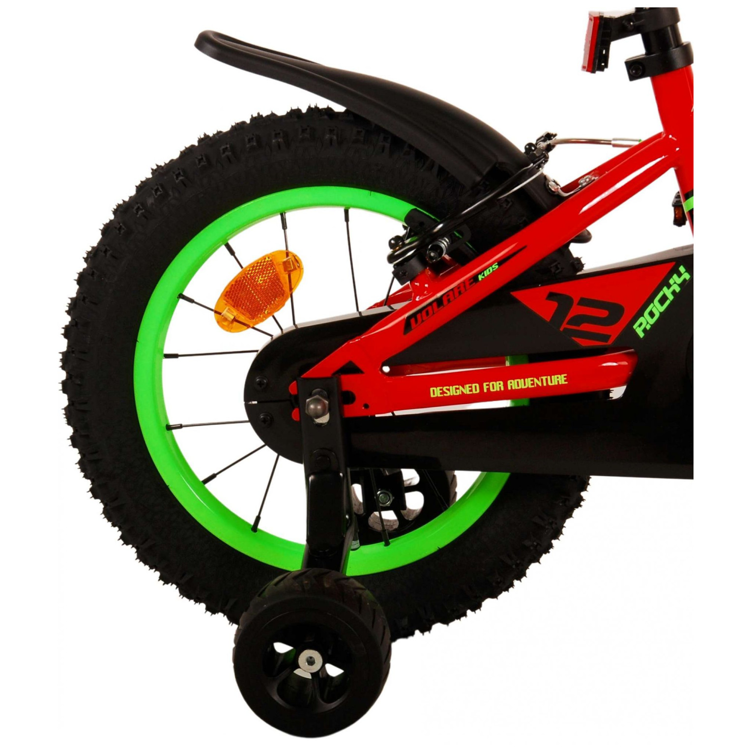 Volare Rocky Fiets - 14 inch - Rood - Twee handremmen