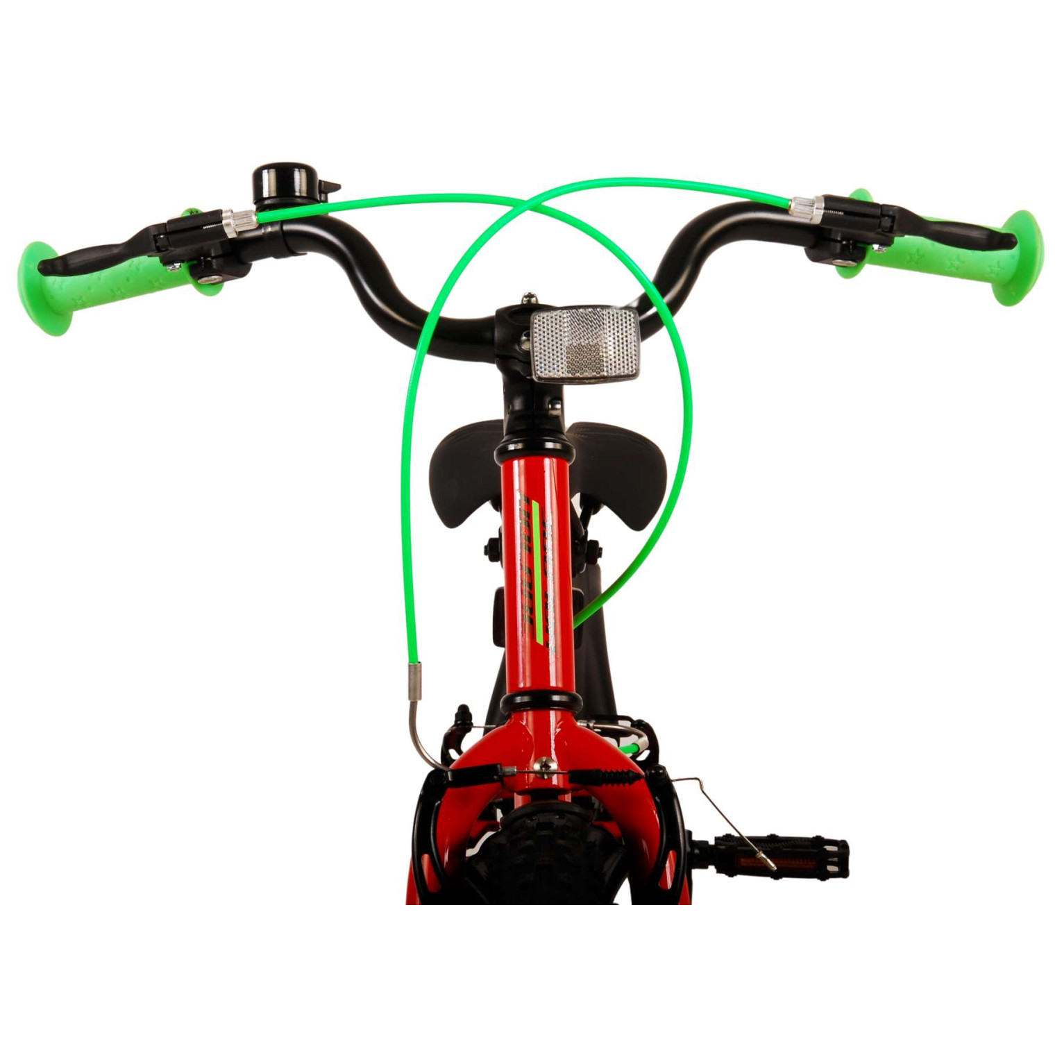 Volare Rocky Fiets - 14 inch - Rood - Twee handremmen