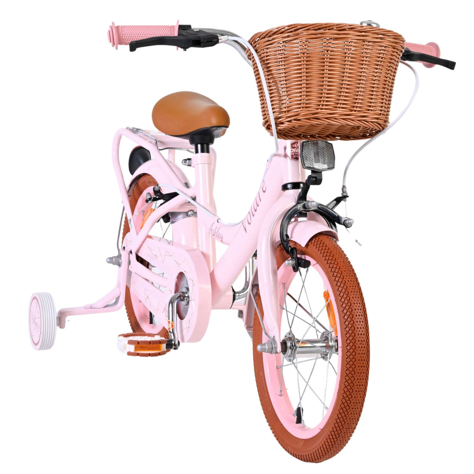 Volare Ashley Fiets - 14 inch - Roze - Twee Handremmen