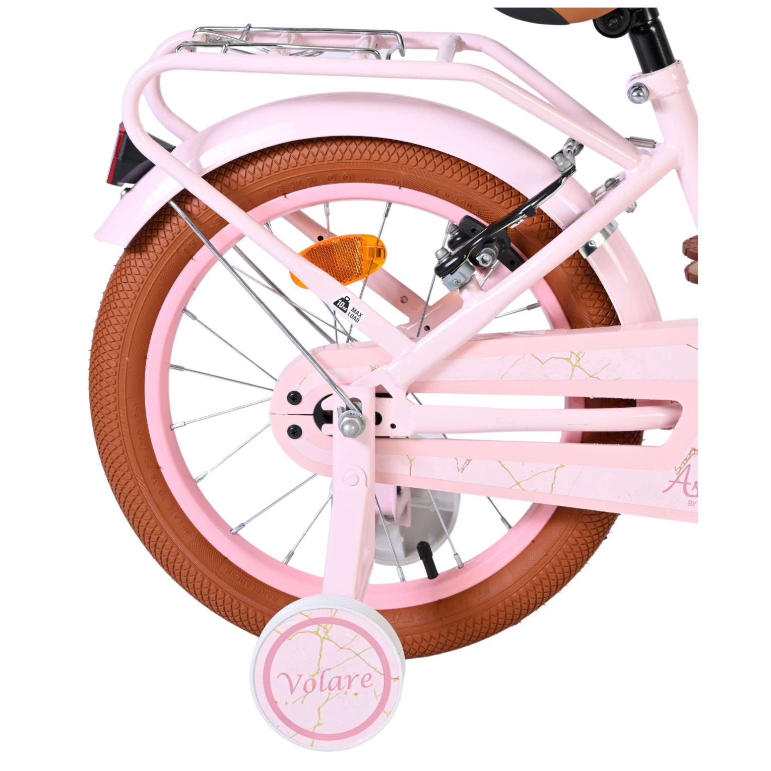 Volare Ashley Fiets - 16 inch - Roze - Twee Handremmen
