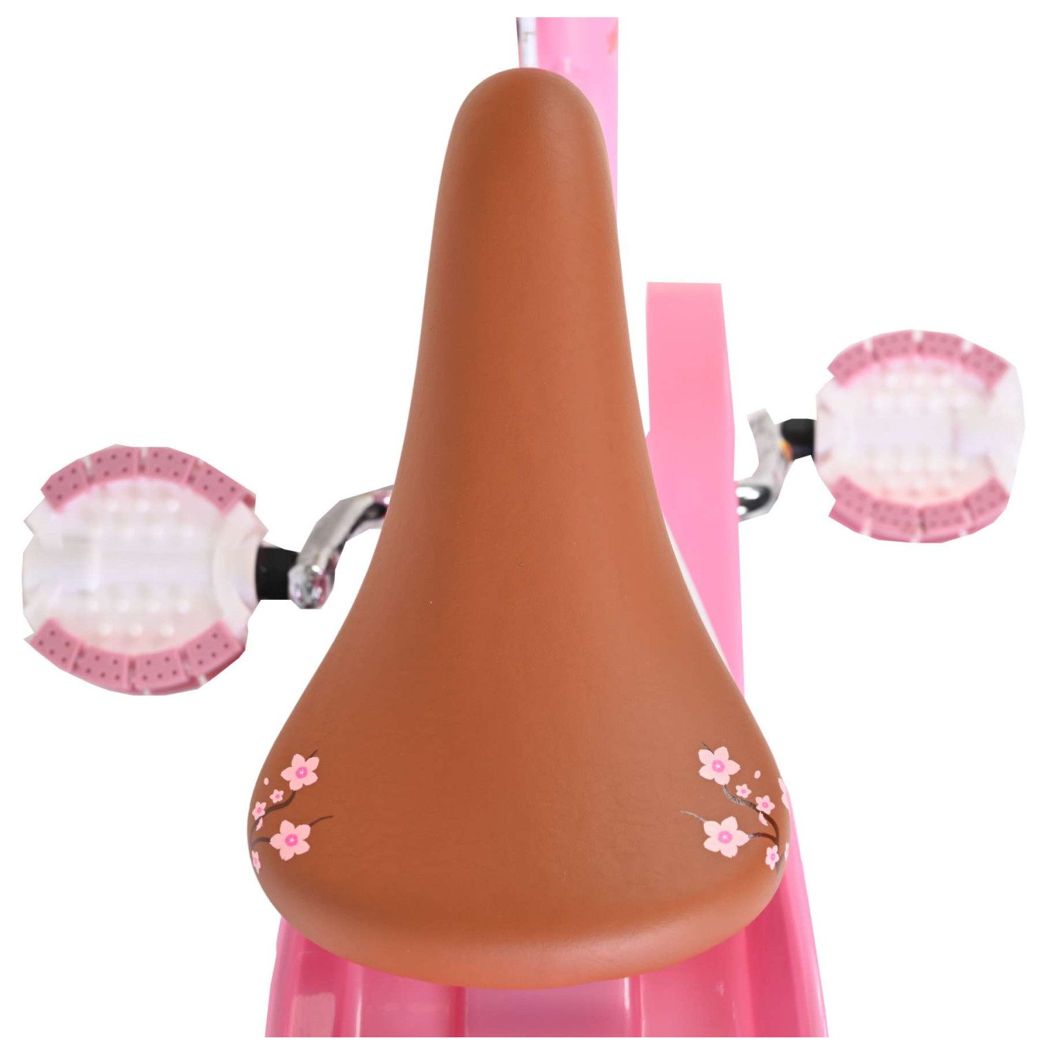 Volare Blossom Fiets - 12 inch - Roze - Twee handremmen