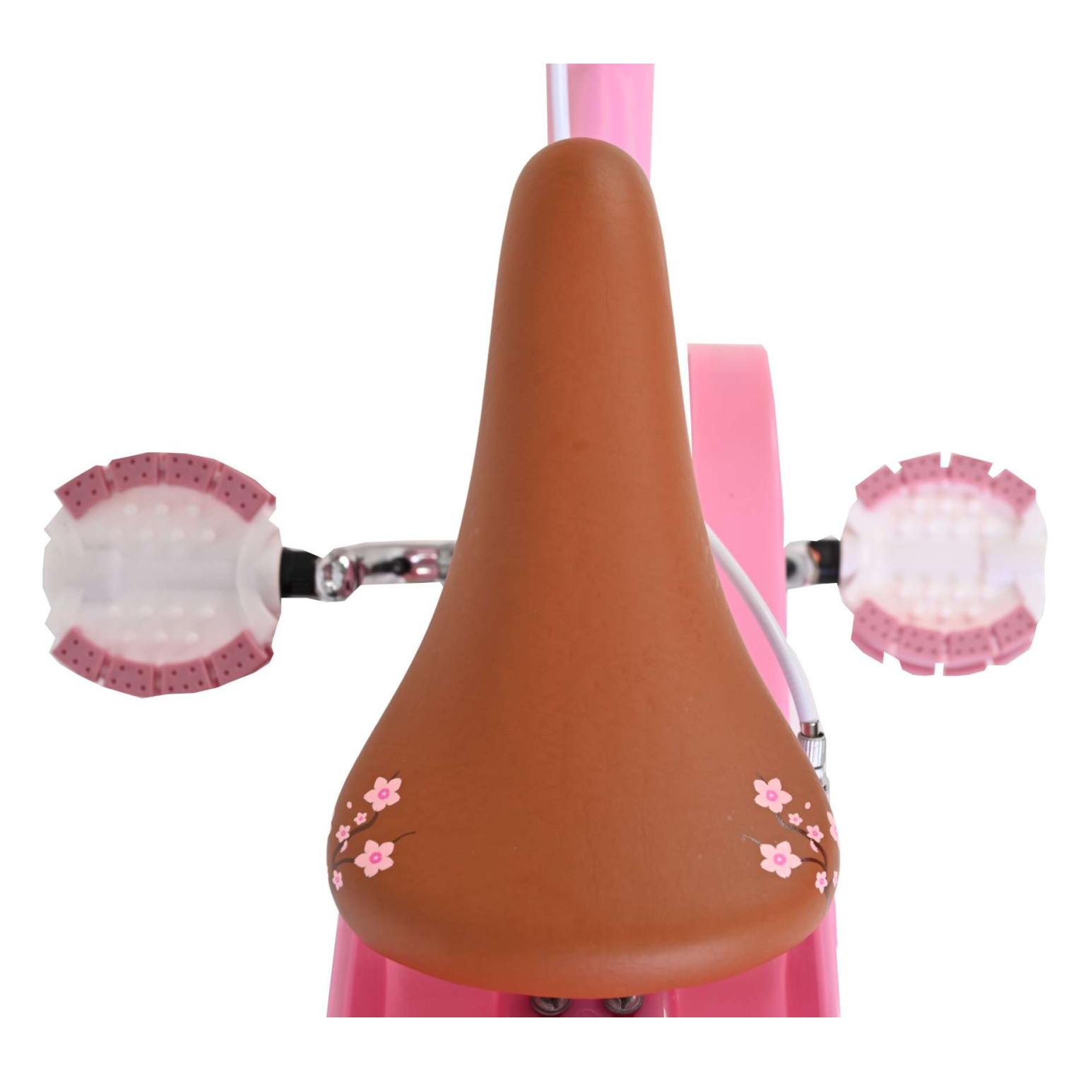 Volare Blossom Fiets - 14 inch - Roze - Twee Handremmen