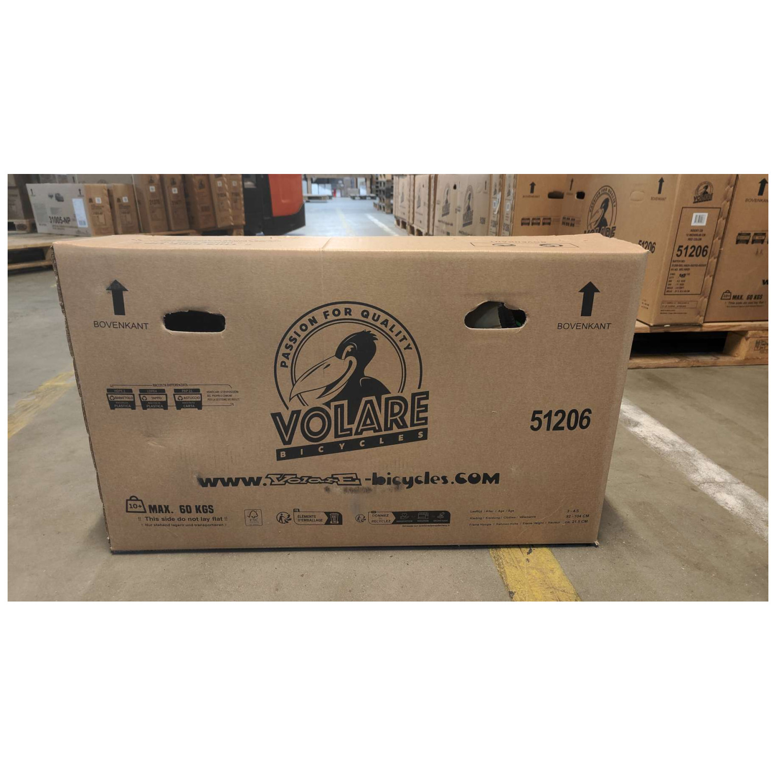 Volare Rocky Fiets - 12 inch - Rood