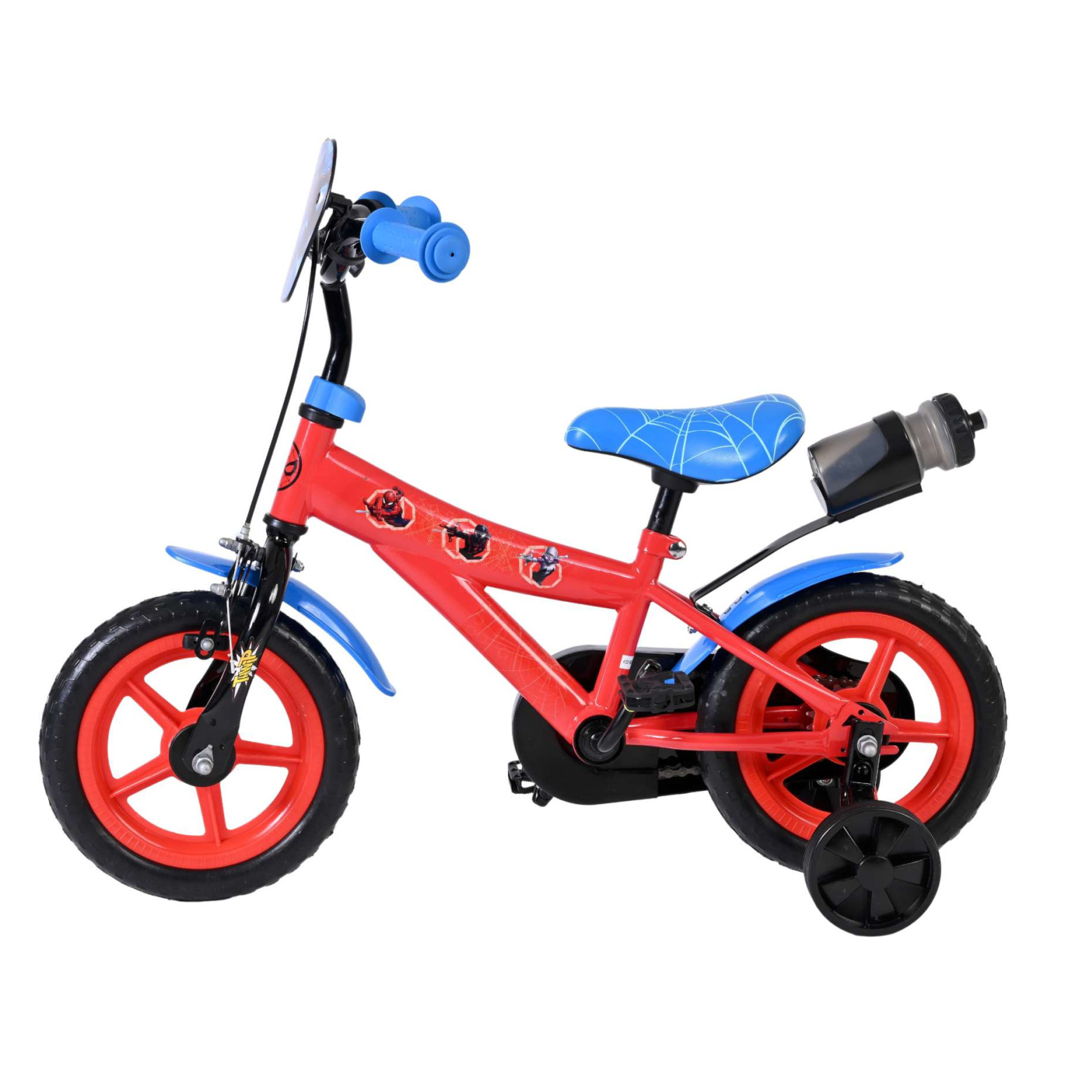 Spider-Man Fiets - Mag Wheels - 12 inch - Rood