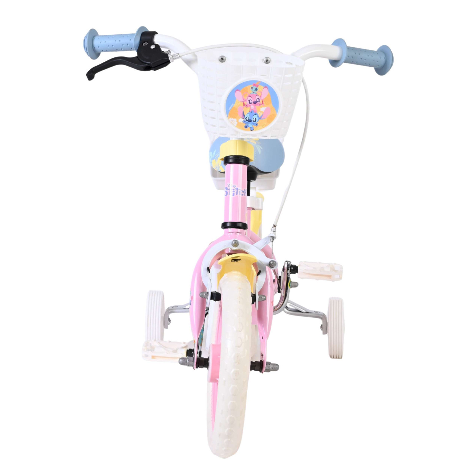 Disney Stitch Fiets - Mag Wheels - 12 inch - Roze