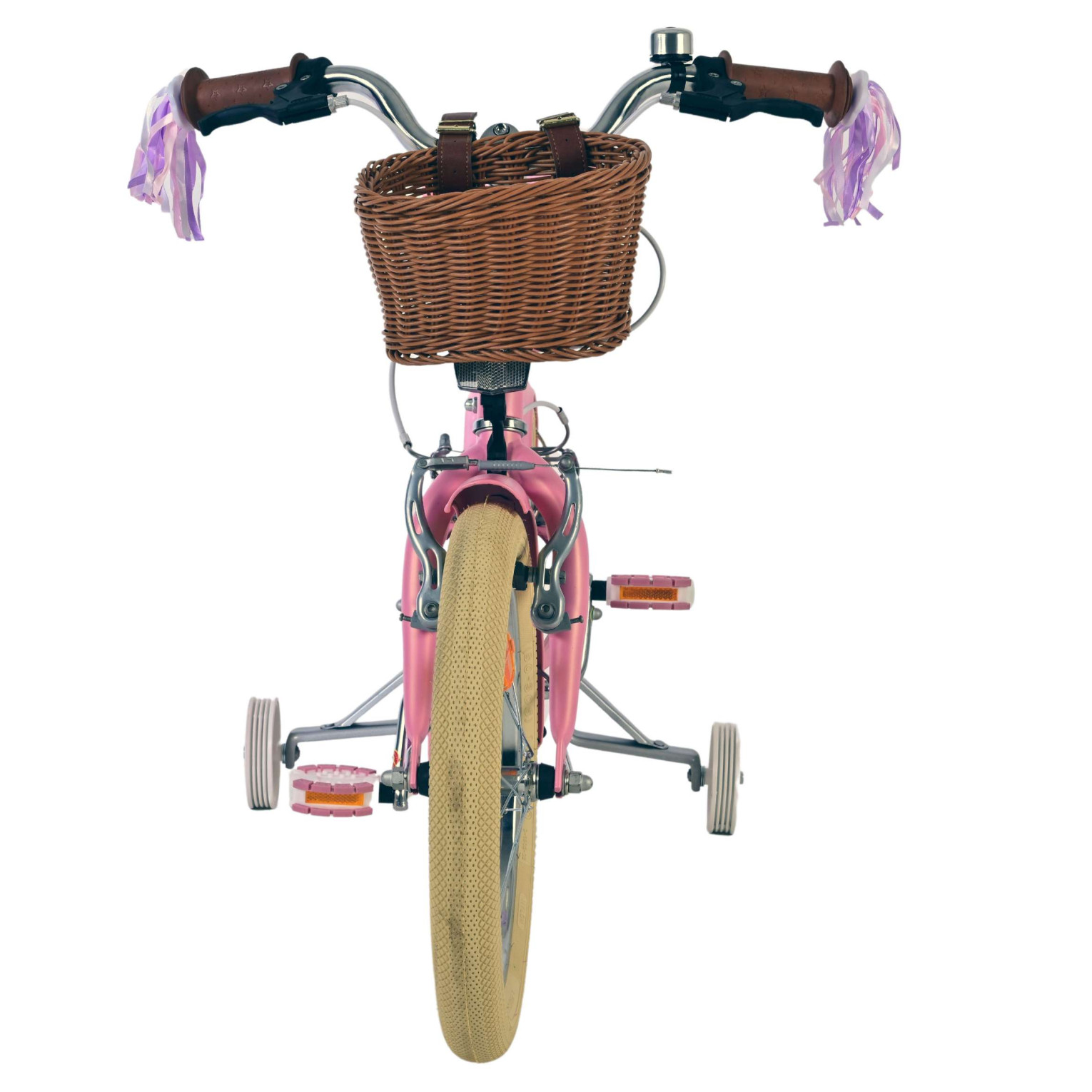 Volare Blossom Fiets - 16 inch - Roze - Twee Handremmen