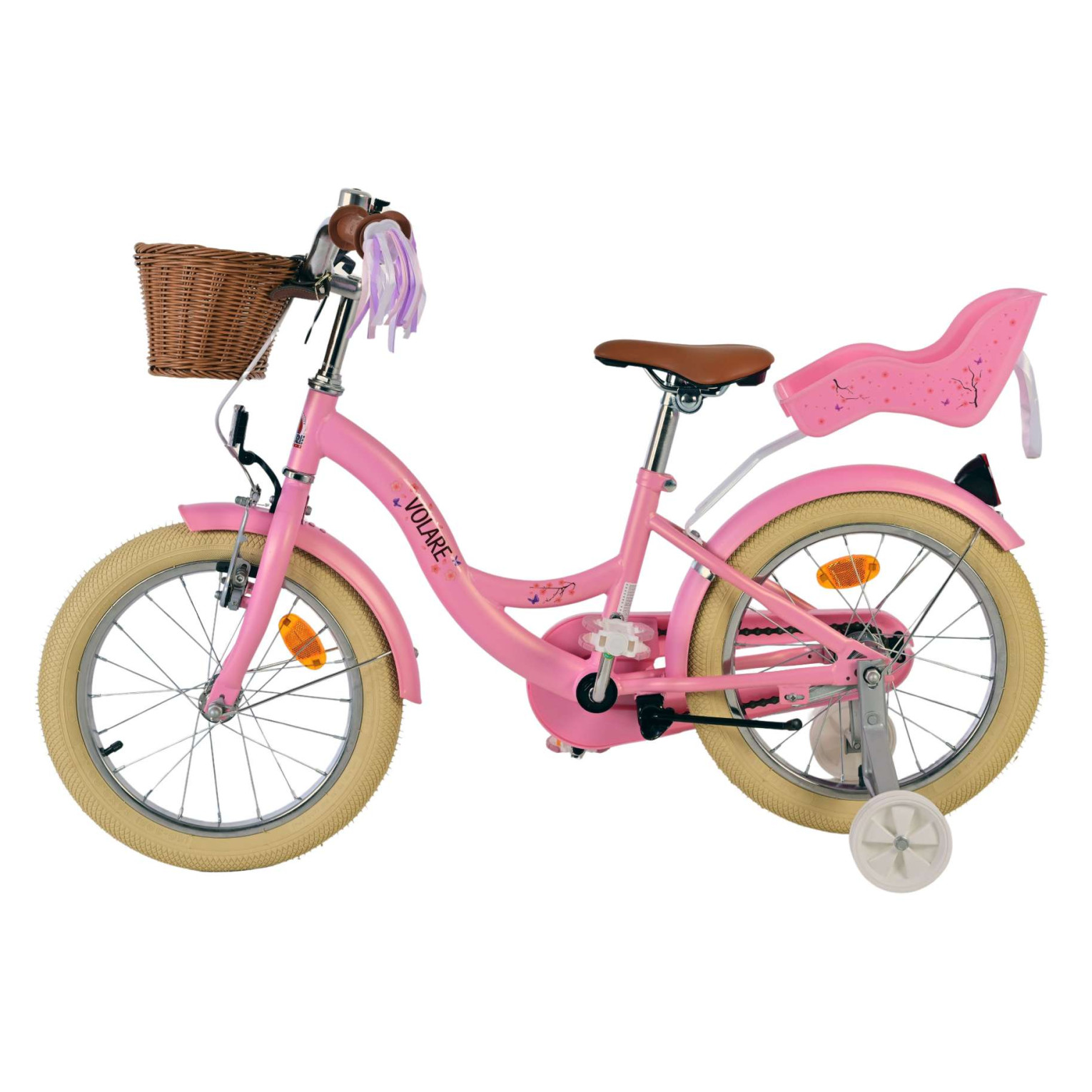 Volare Blossom Fiets - 16 inch - Roze