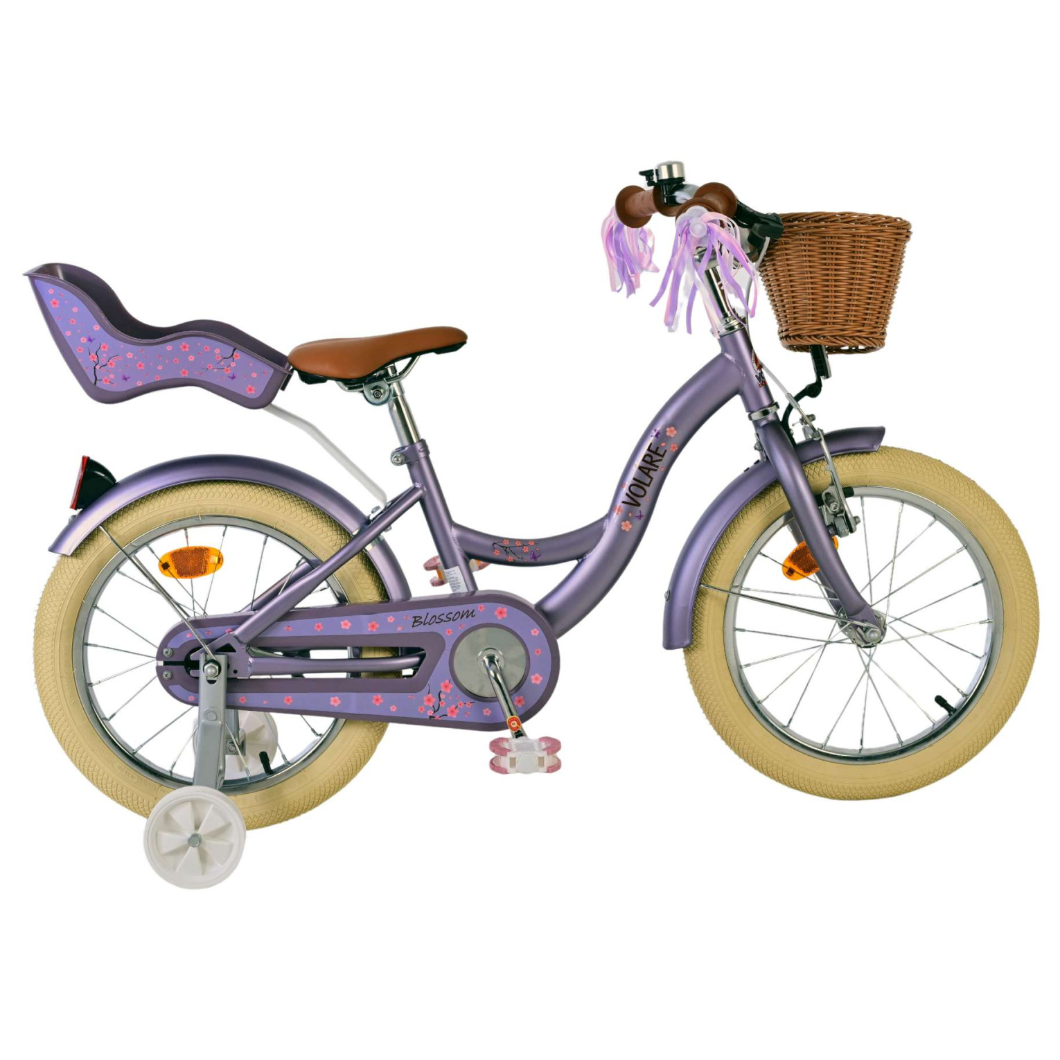 Volare Blossom Fiets - 16 inch - Paars