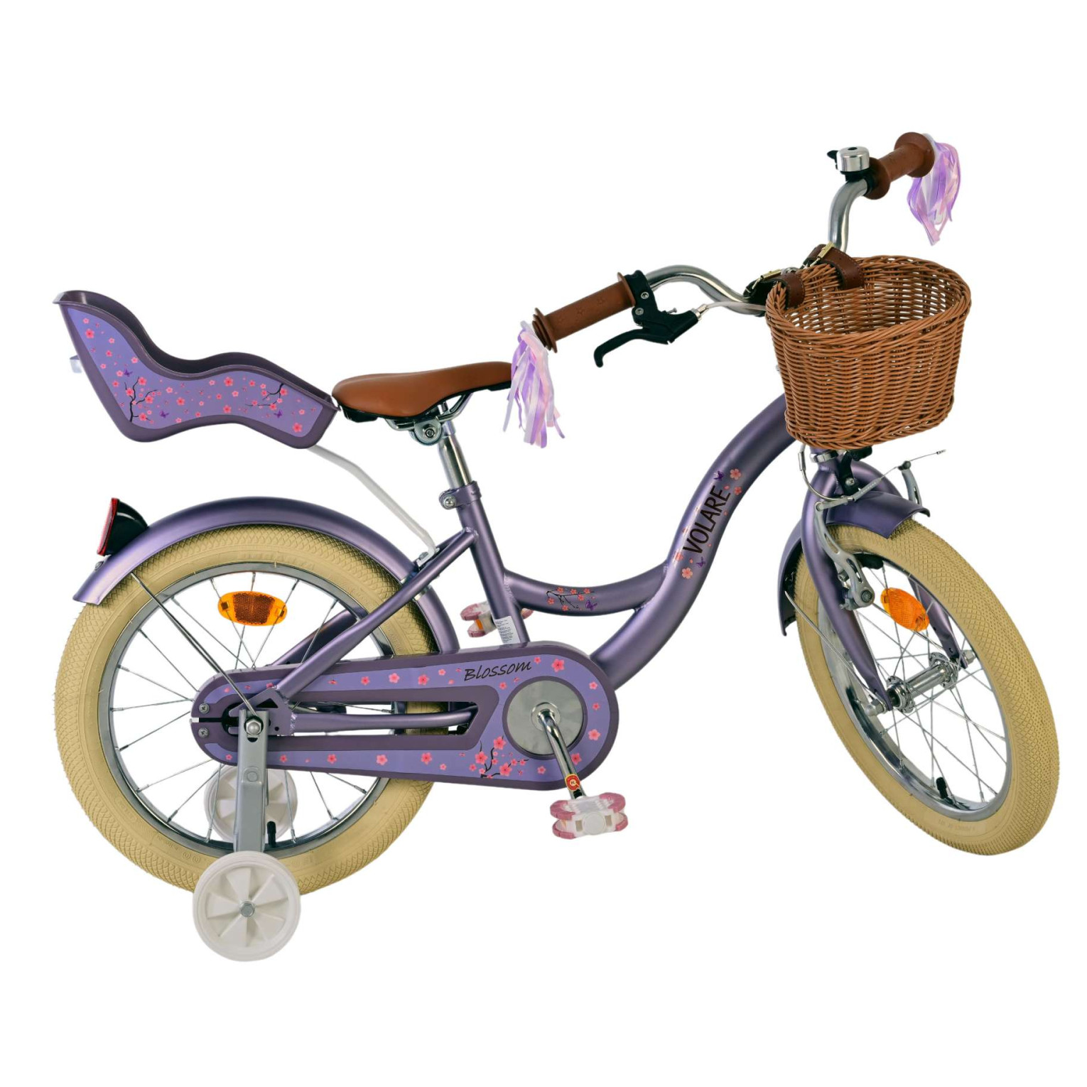 Volare Blossom Fiets - 16 inch - Paars