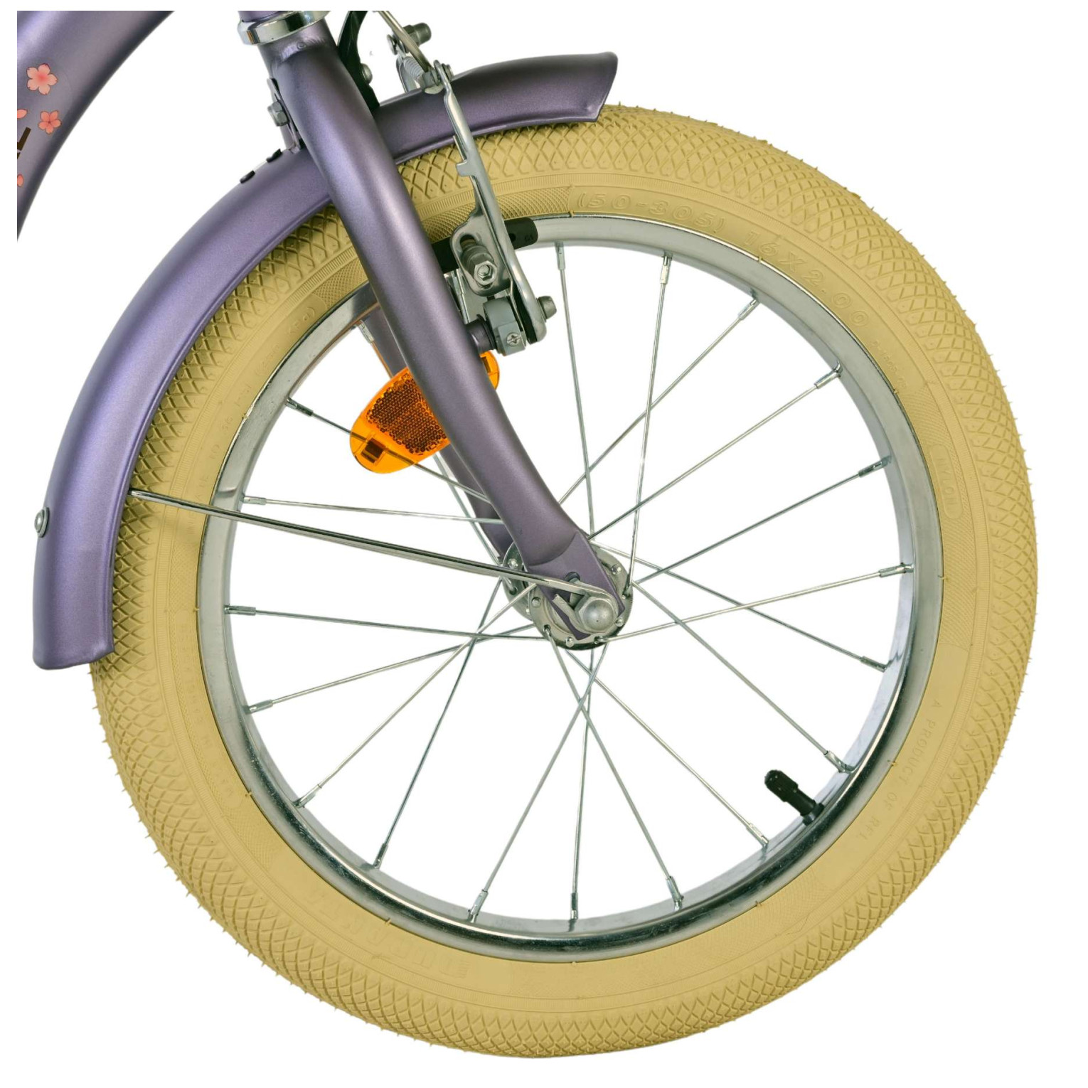 Volare Blossom Fiets - 16 inch - Paars