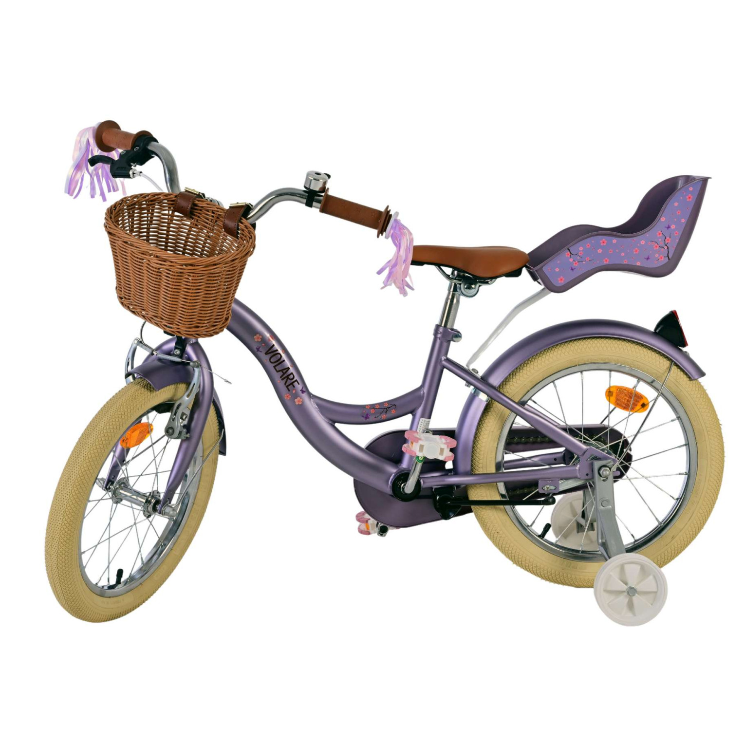 Volare Blossom Fiets - 16 inch - Paars