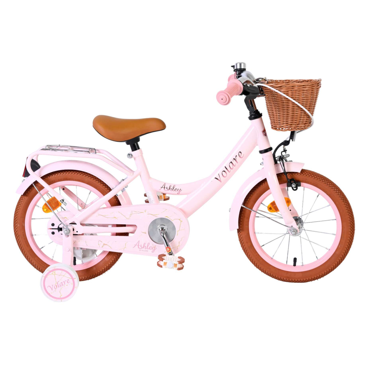 Volare Ashley Fiets - 14 inch - Roze