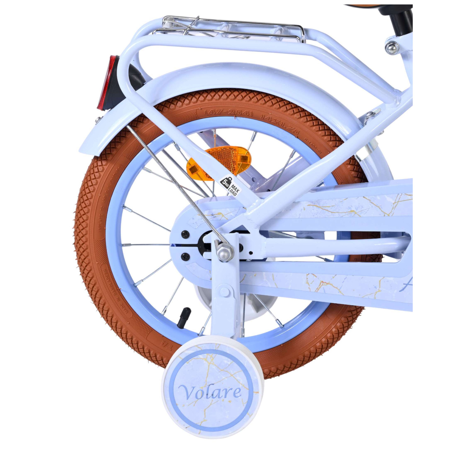 Volare Ashley Fiets - 14 inch - Pastel Blauw