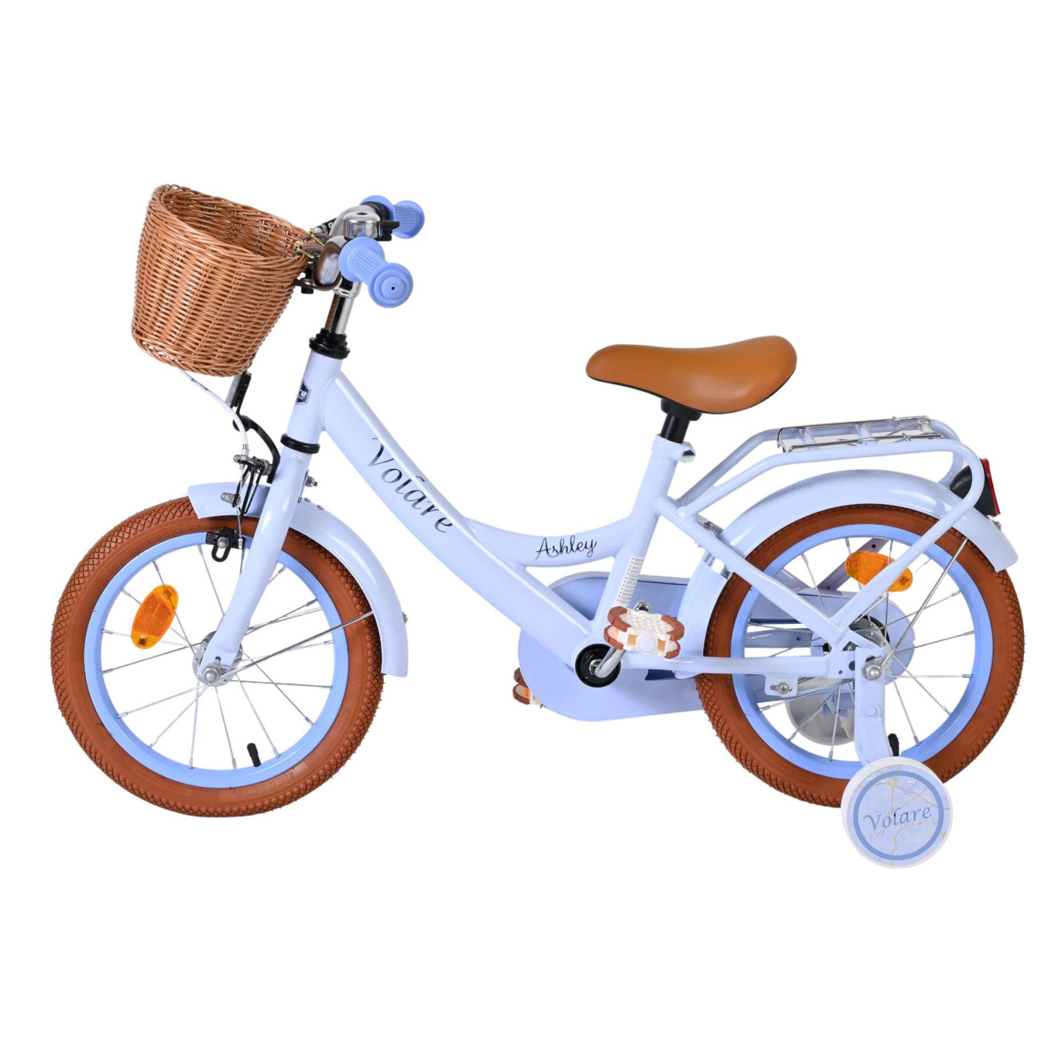 Volare Ashley Fiets - 14 inch - Pastel Blauw