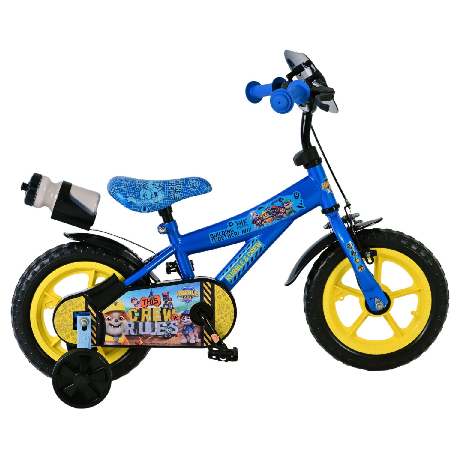 Rubble & Crew Fiets - Mag Wheels - 12 inch - Blauw