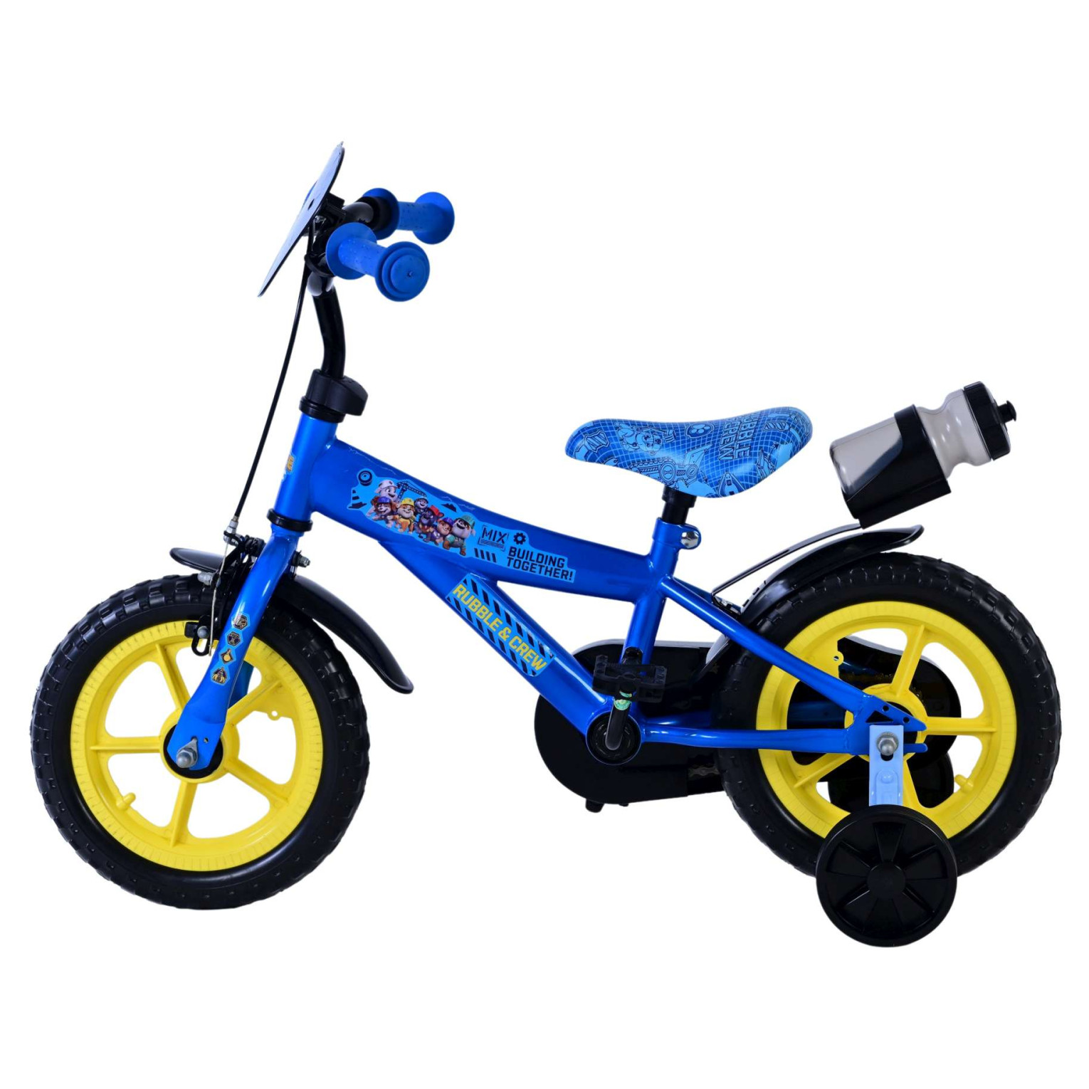 Rubble & Crew Fiets - Mag Wheels - 12 inch - Blauw