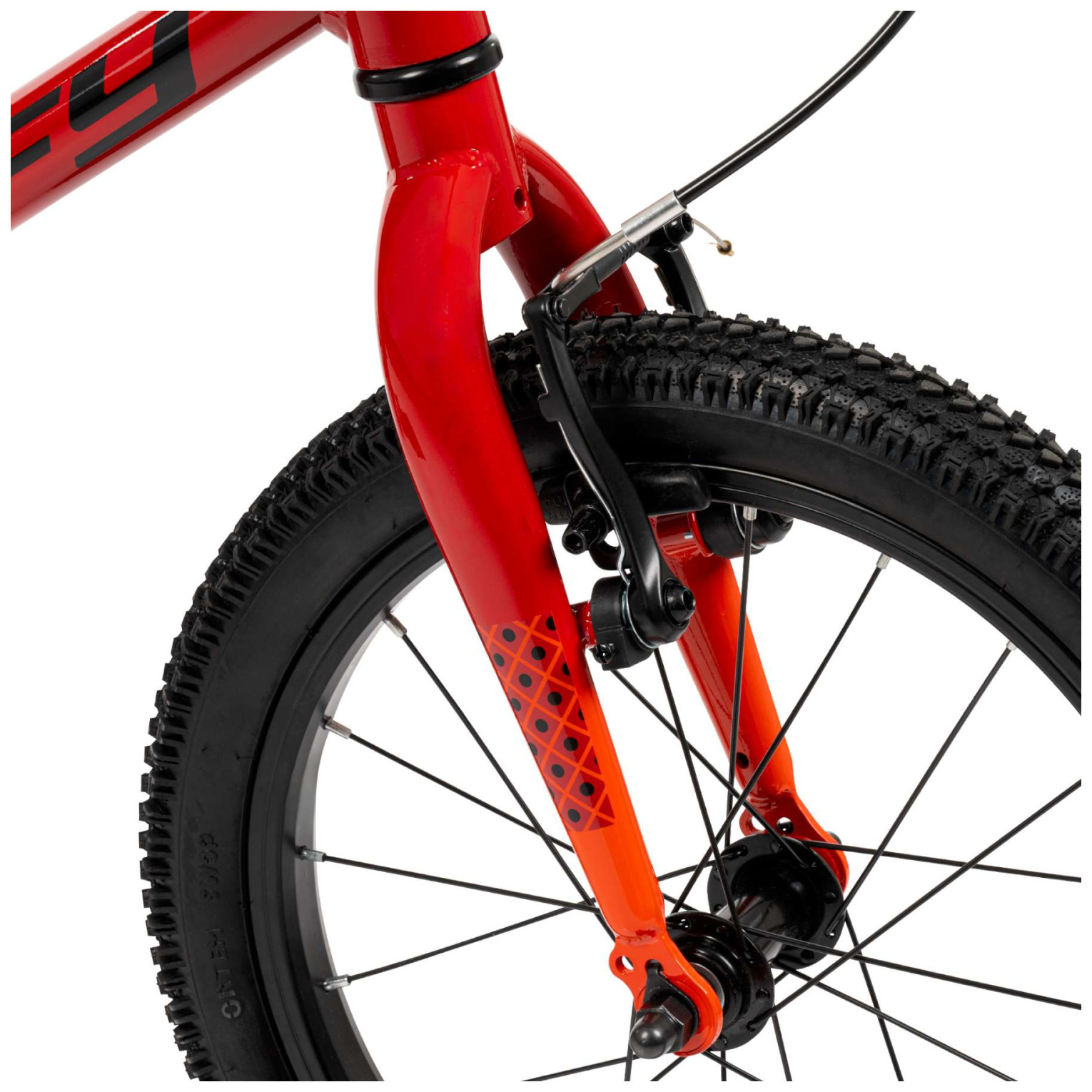 Literide Fiets - 16 inch - Rood - Twee handremmen