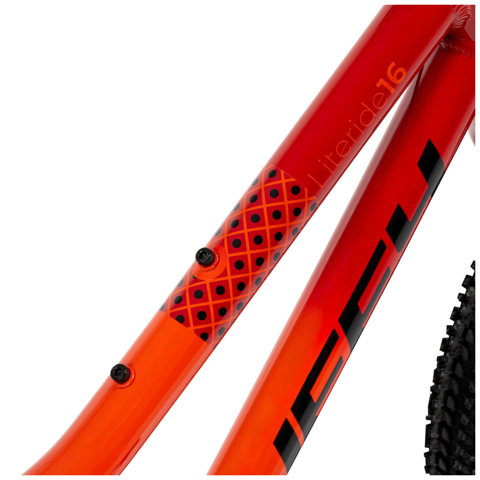 Literide Fiets - 16 inch - Rood - Twee handremmen