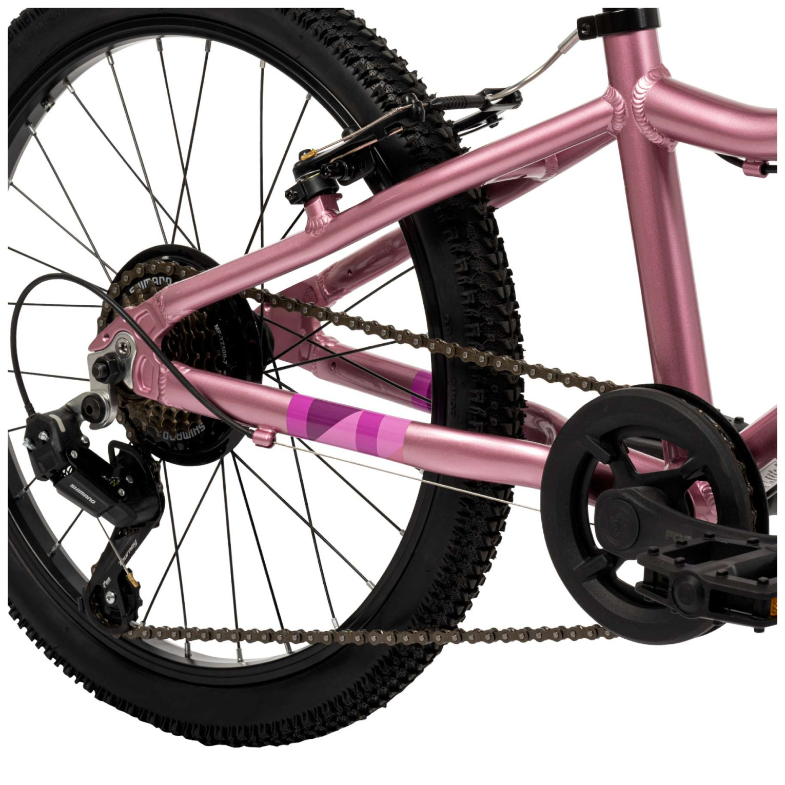Literide Fiets - 20 inch - Paars/Roze - Twee handremmen